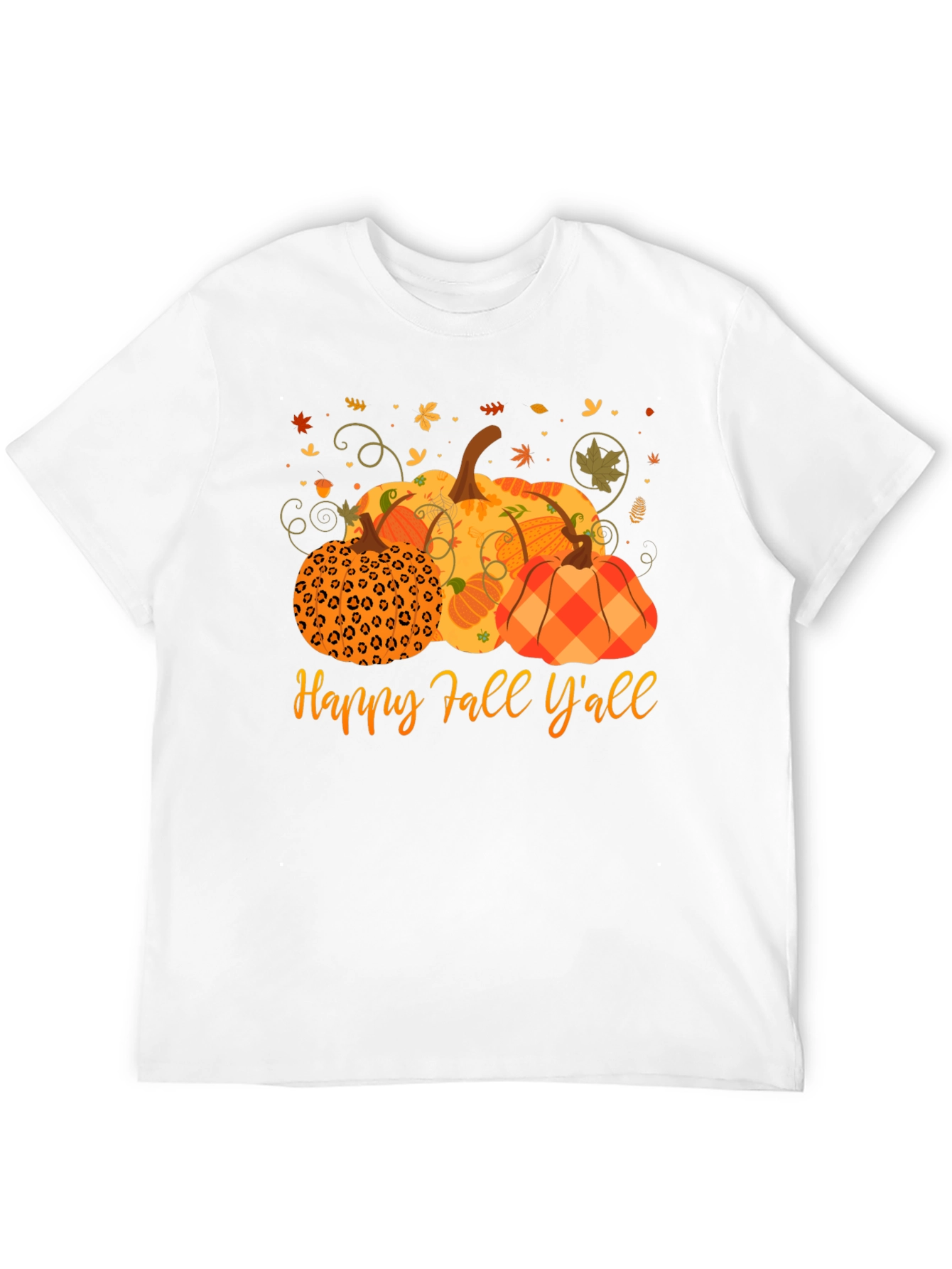 Happy Fall Yall Pumpkin T-Shirt