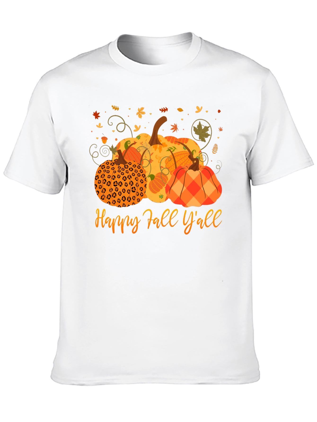 Happy Fall Yall Pumpkin T-Shirt