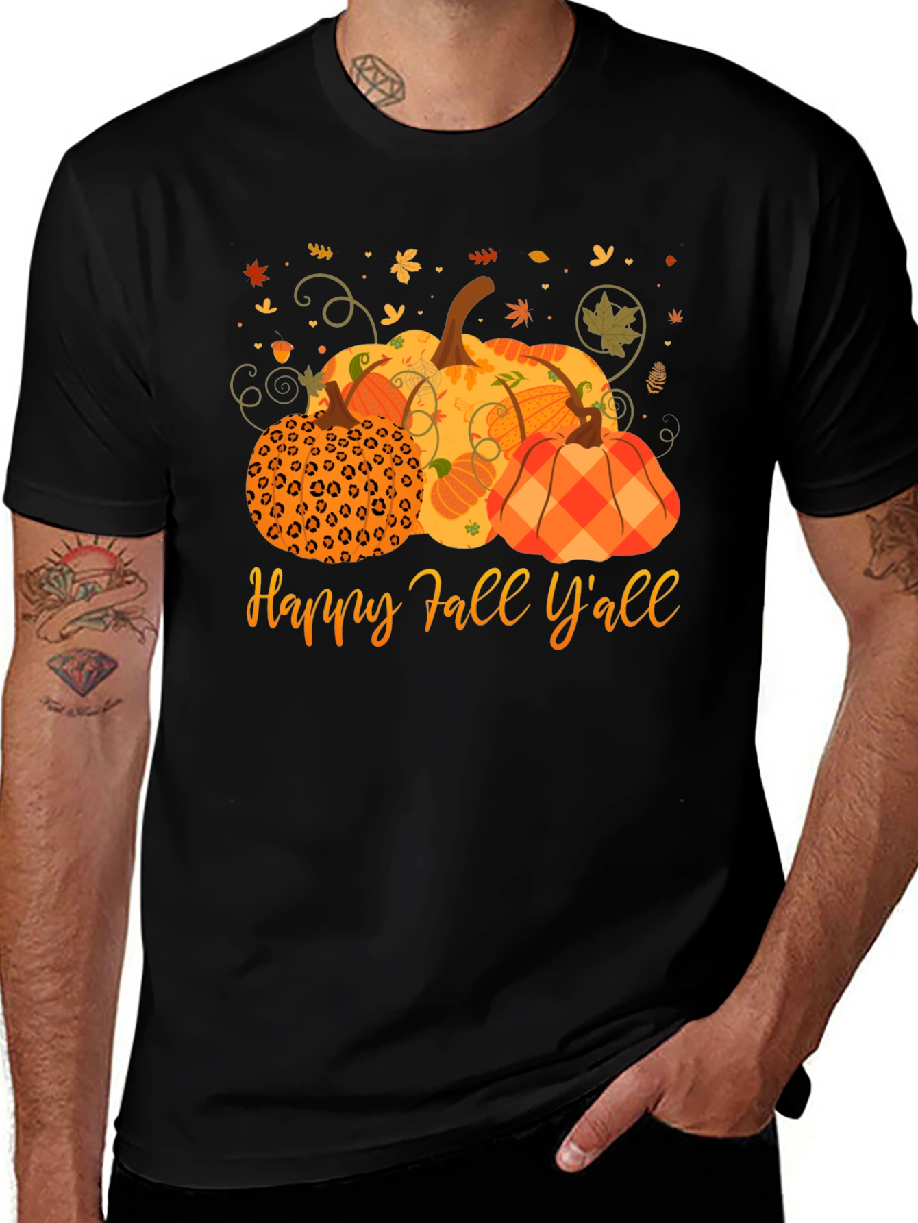 Happy Fall Yall Pumpkin T-Shirt