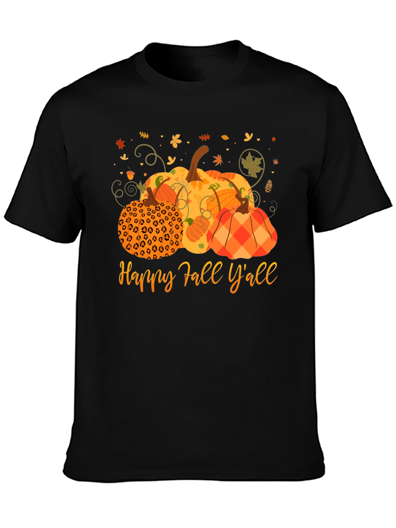 Happy Fall Yall Pumpkin T-Shirt