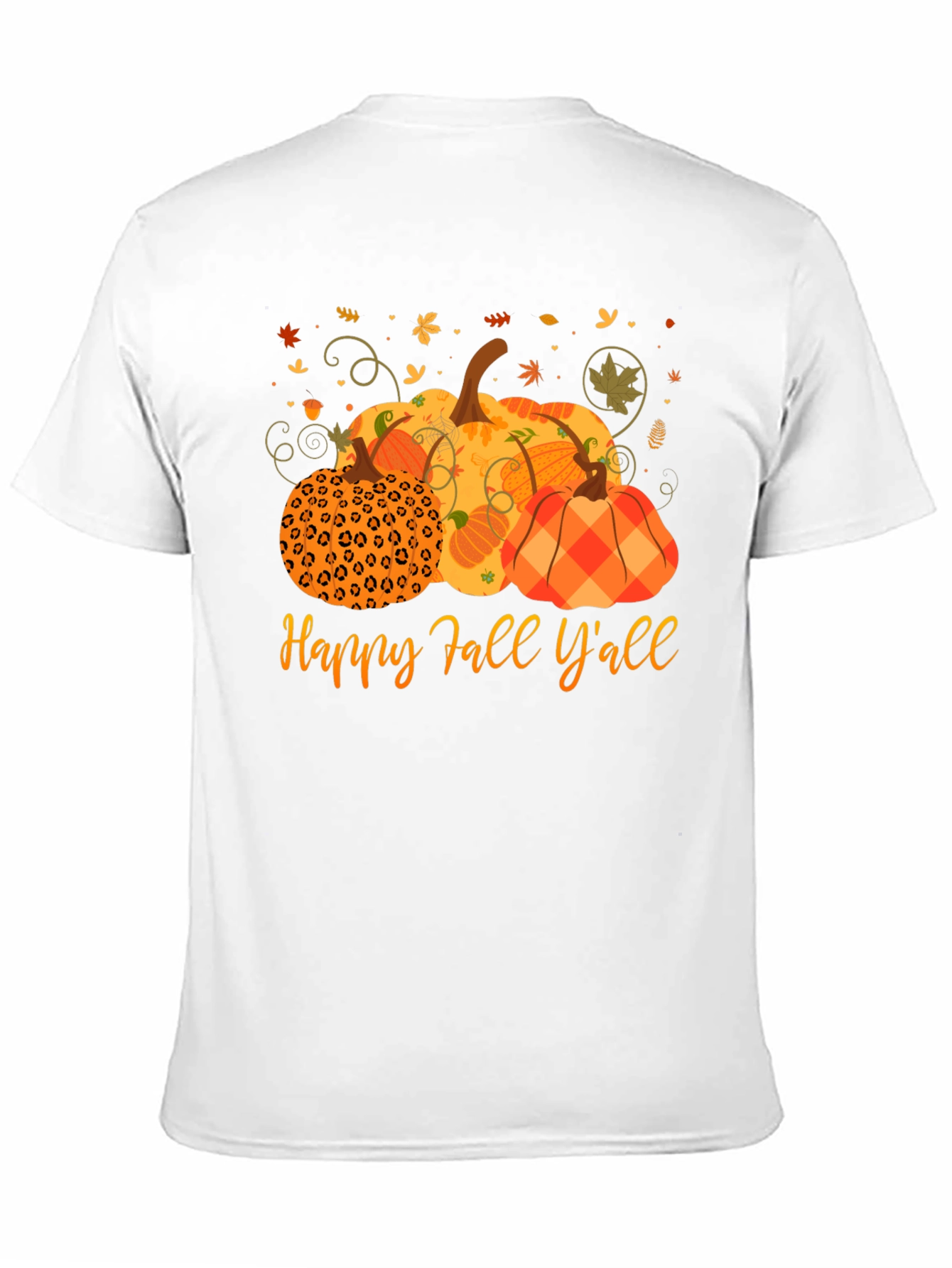 Happy Fall Yall Pumpkin T-Shirt