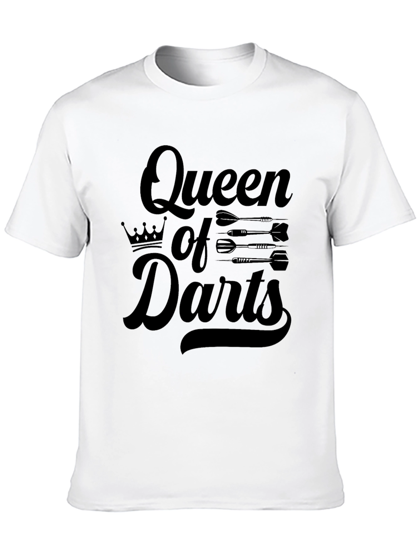 Queen of Darts Black T-Shirt