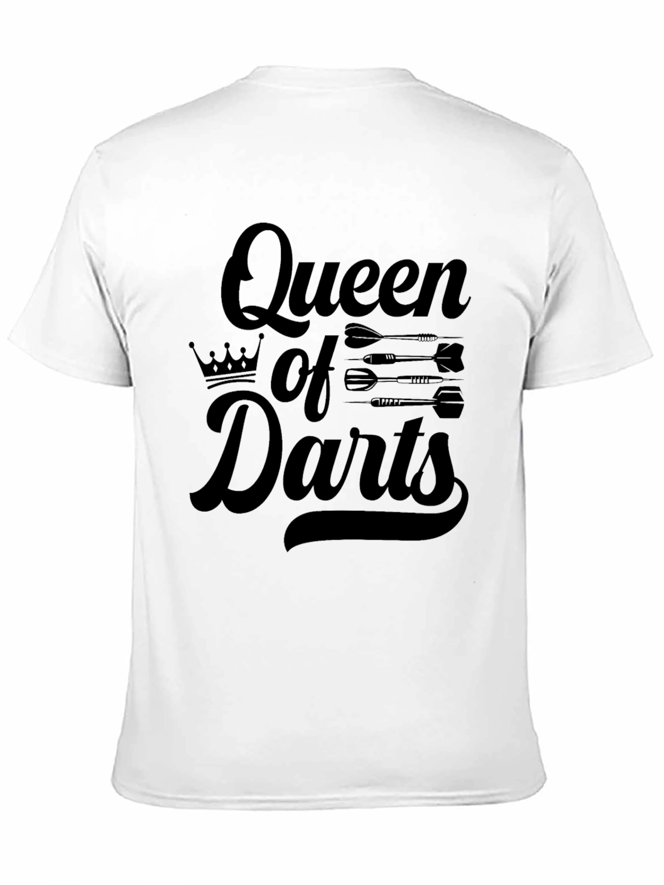 Queen of Darts Black T-Shirt