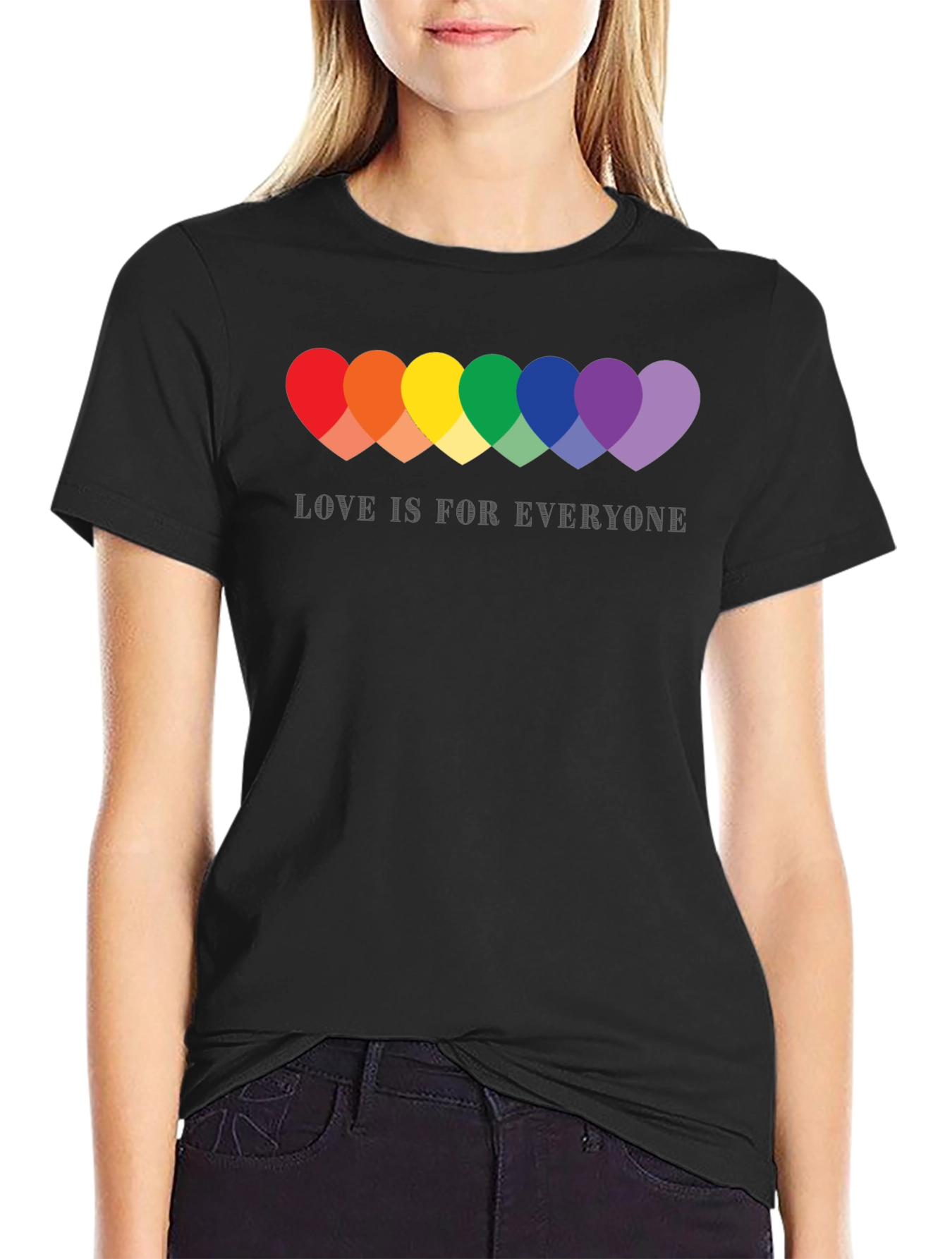 Love Is For Everyone Pride Heart T-Shirt