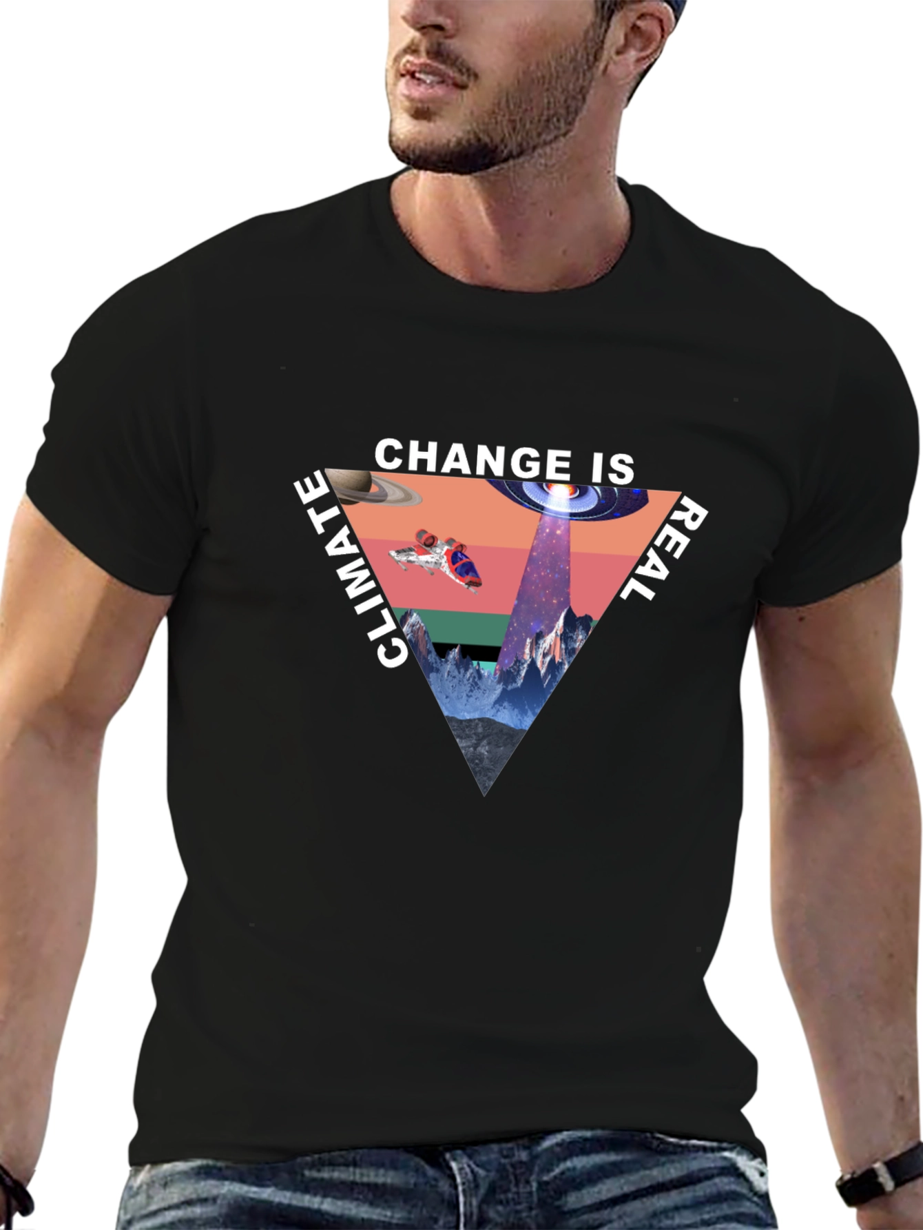 Climate Change is Real Graphic T-Shirt