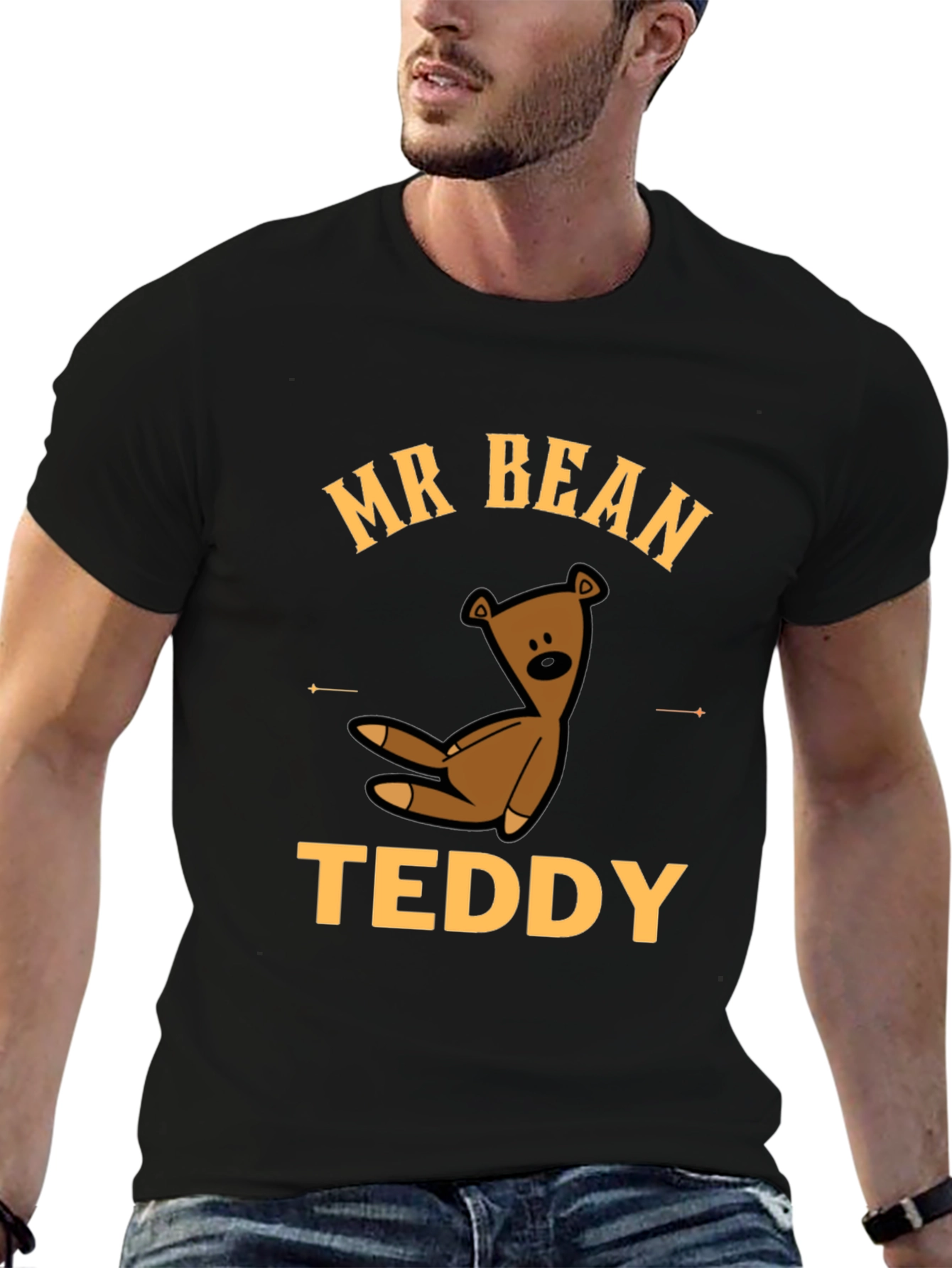 Mr. Bean Teddy Bear Graphic T-Shirt