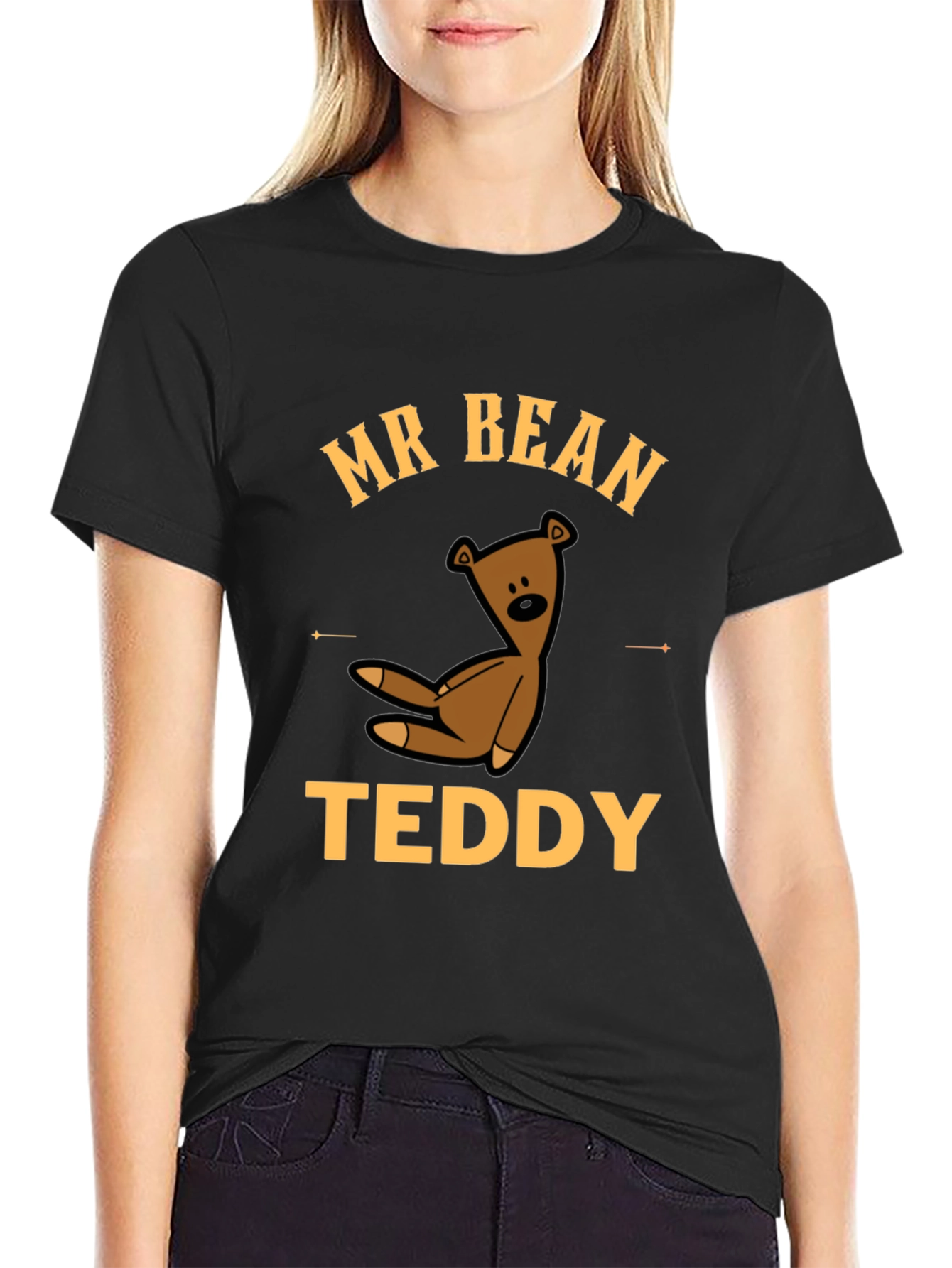 Mr. Bean Teddy Bear Graphic T-Shirt