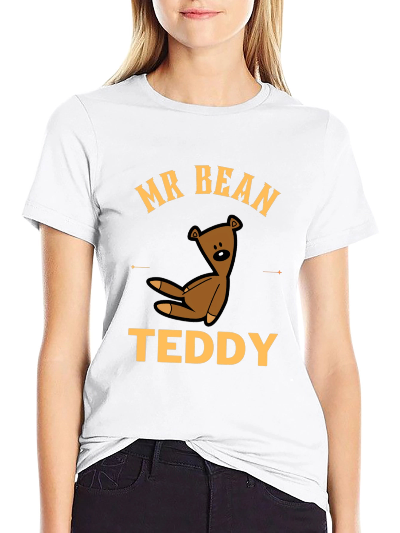 Mr. Bean Teddy Bear Graphic T-Shirt