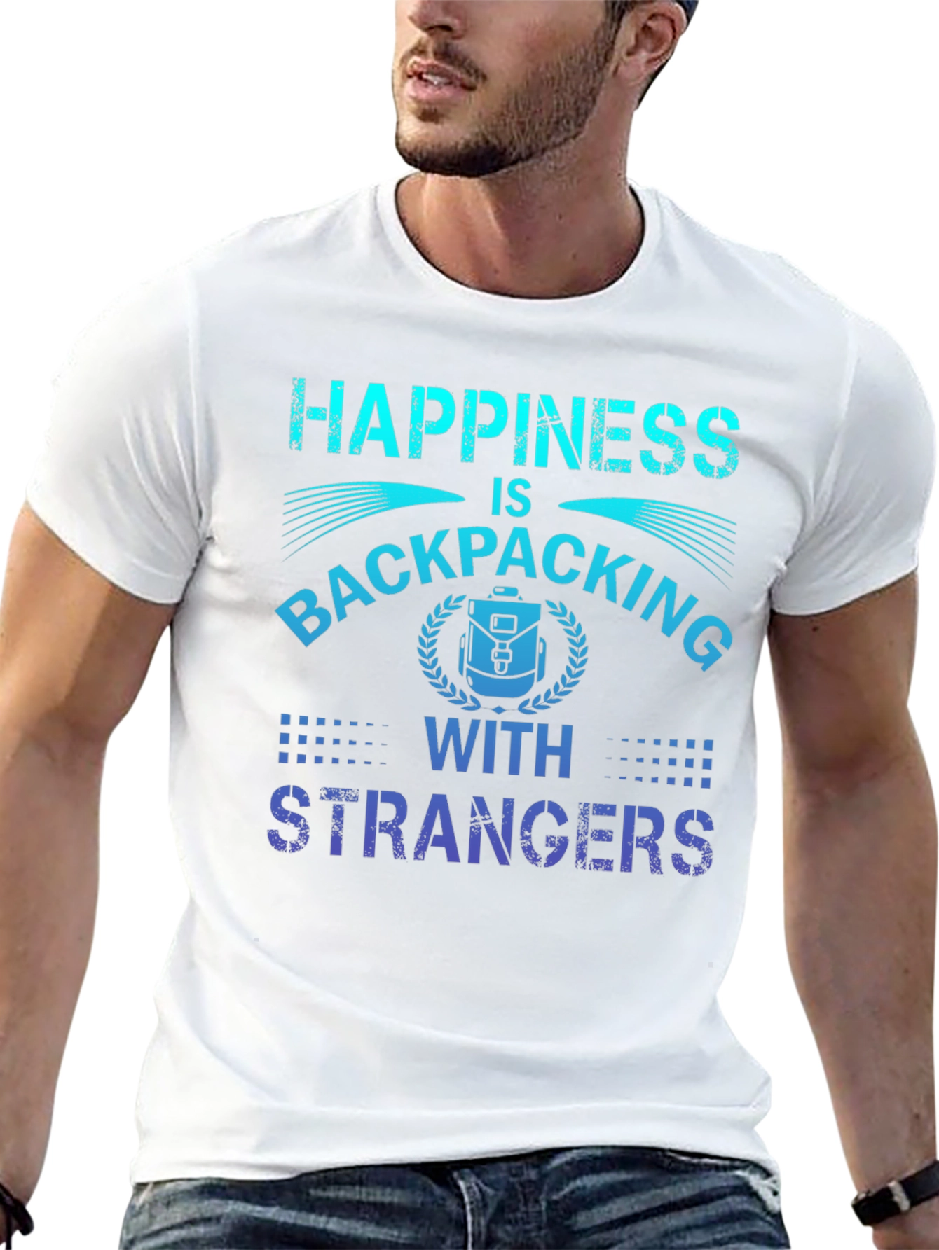 Backpacking with Strangers Graphic T-Shirt