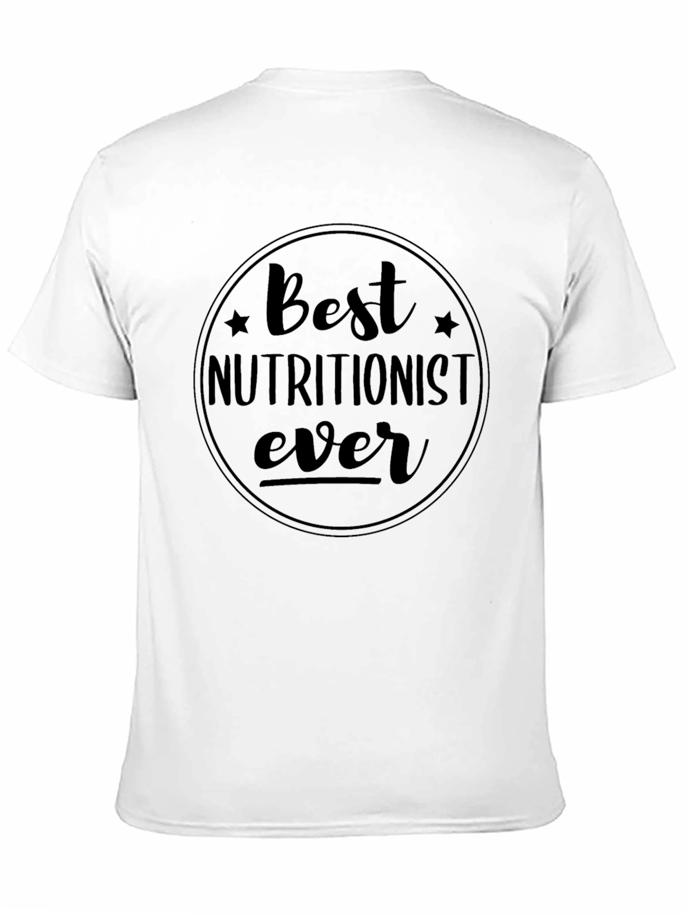 Best Nutritionist Ever Black Graphic Tee