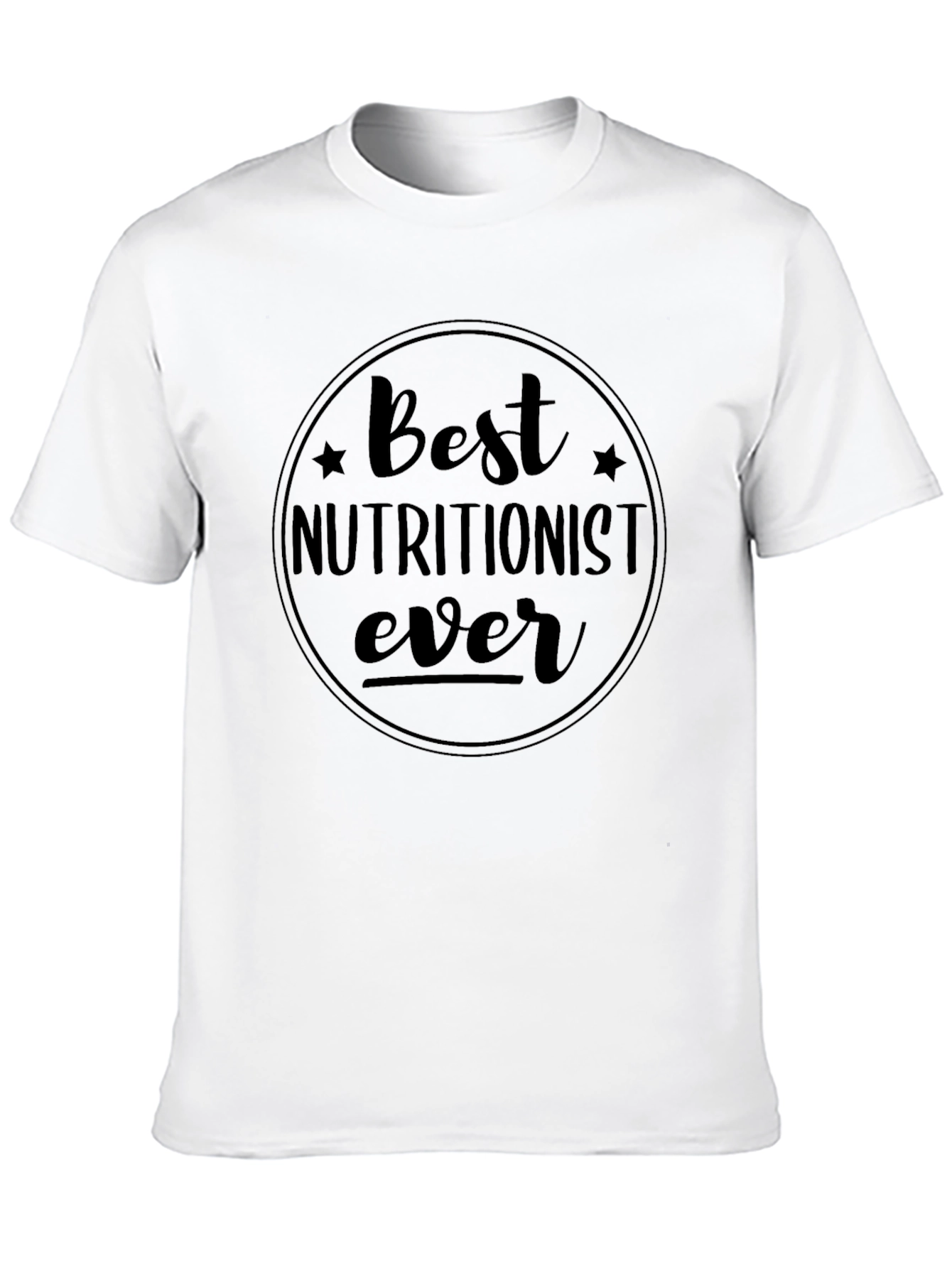 Best Nutritionist Ever Black Graphic Tee