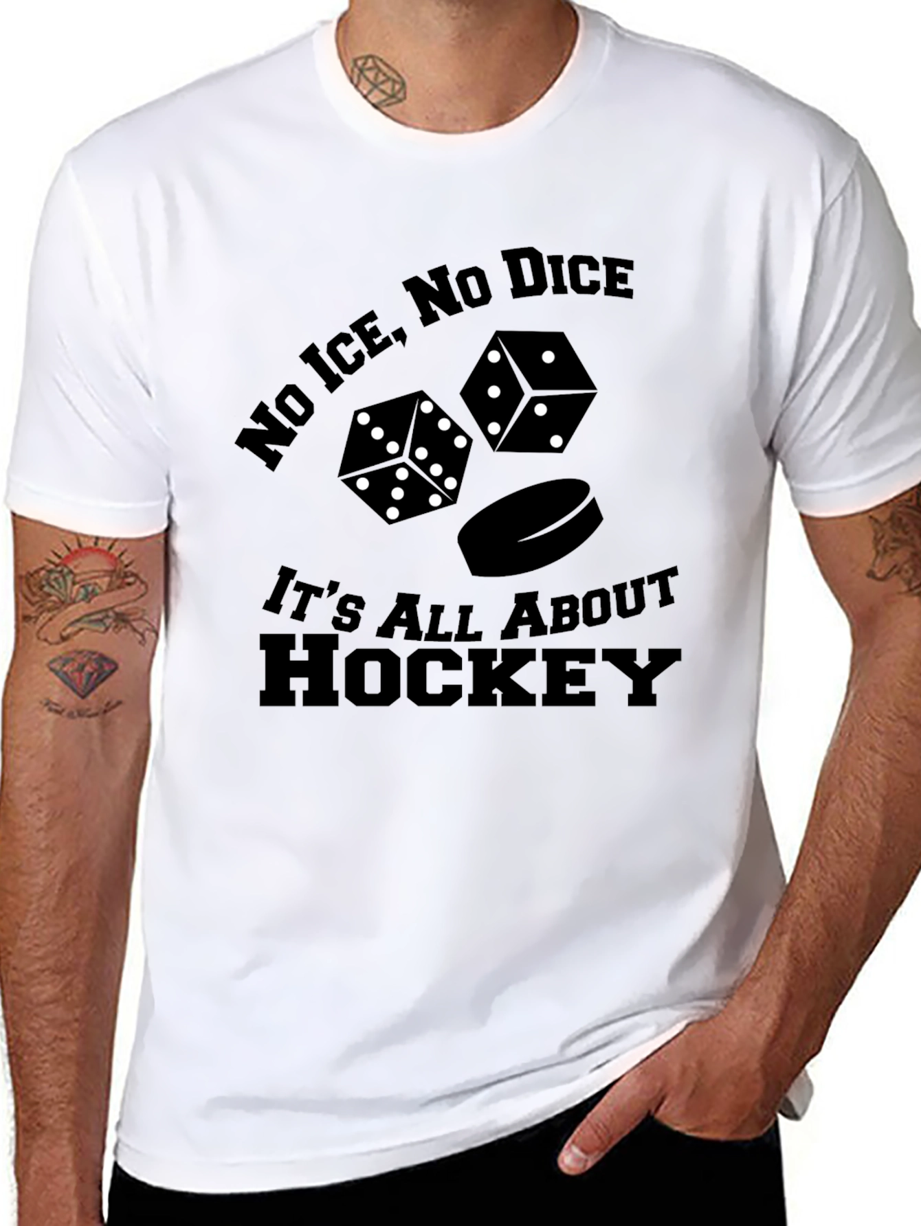 No Ice No Dice Hockey T-Shirt