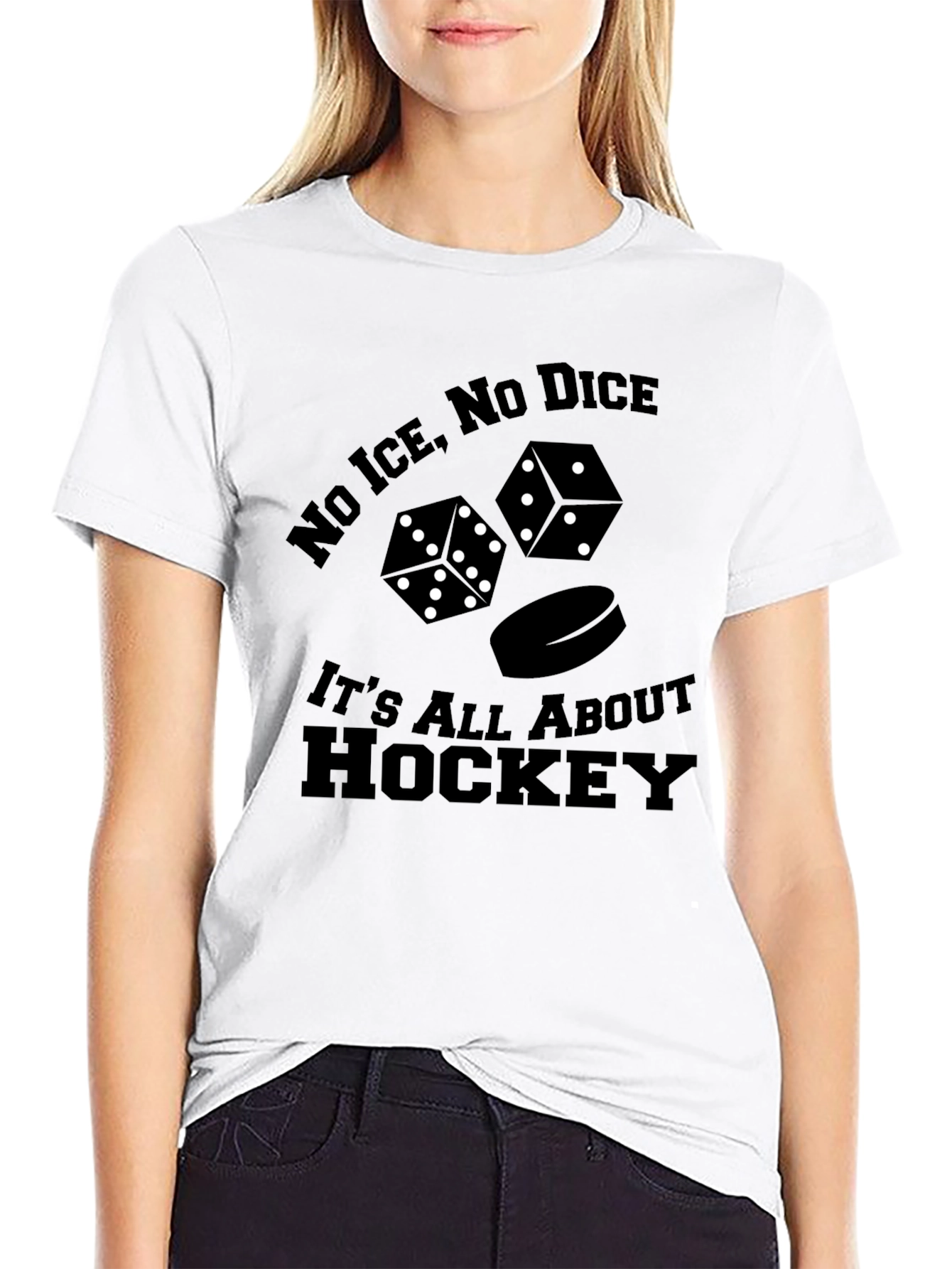 No Ice No Dice Hockey T-Shirt