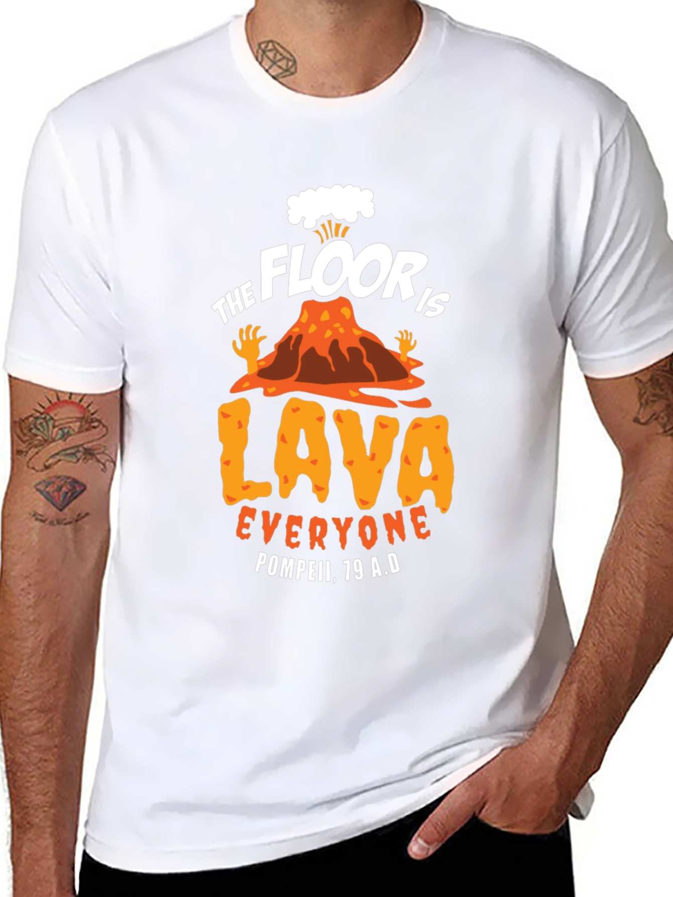 The Floor is Lava T-Shirt - Pompeii Edition