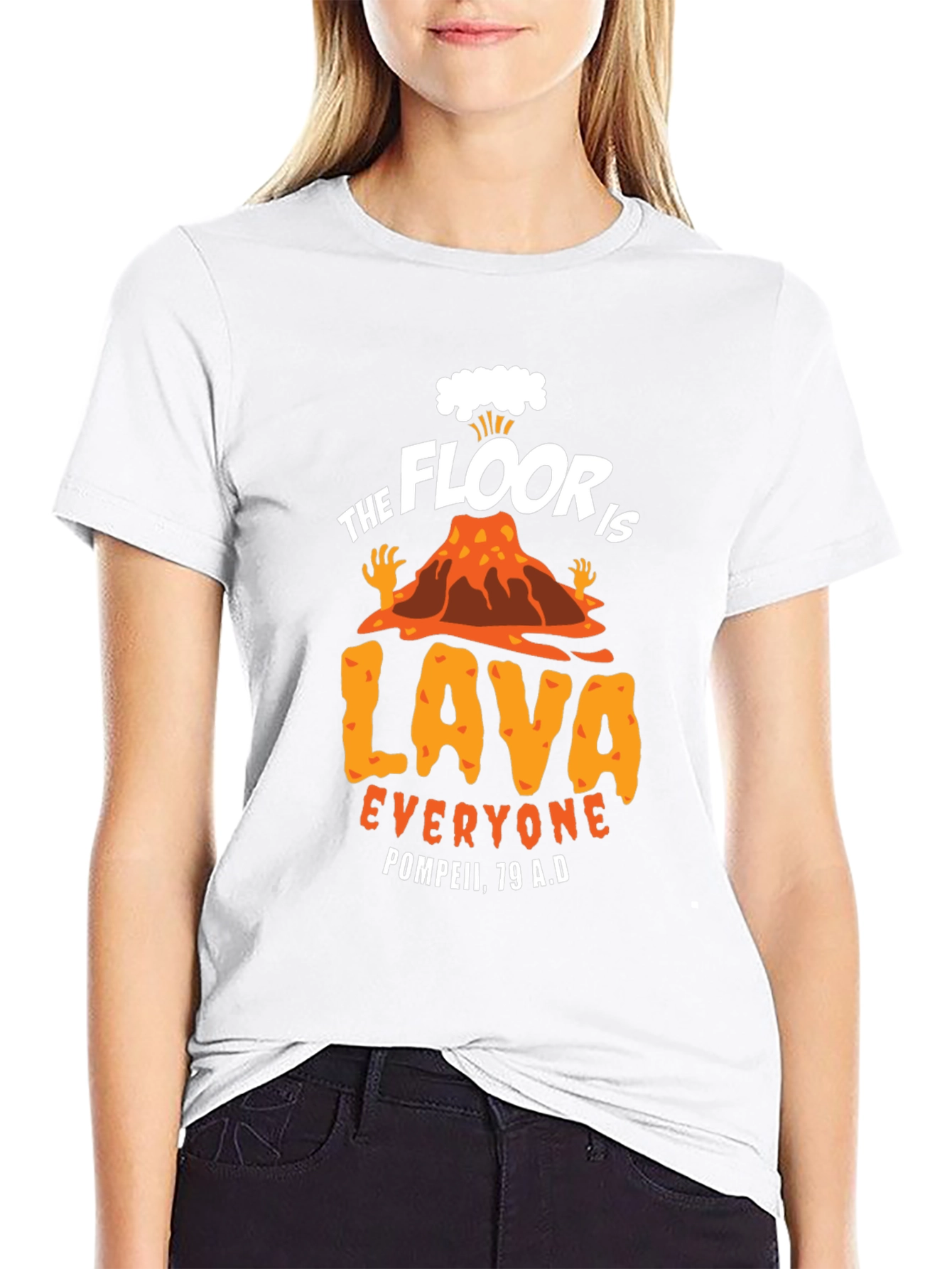 The Floor is Lava T-Shirt - Pompeii Edition