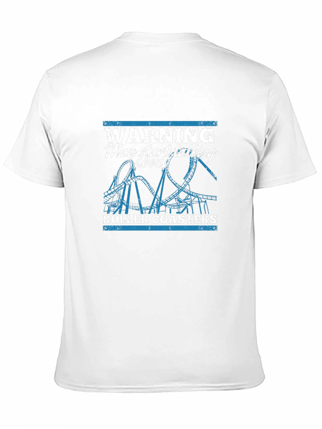 Warning Roller Coaster T-Shirt - Ride Enthusiast