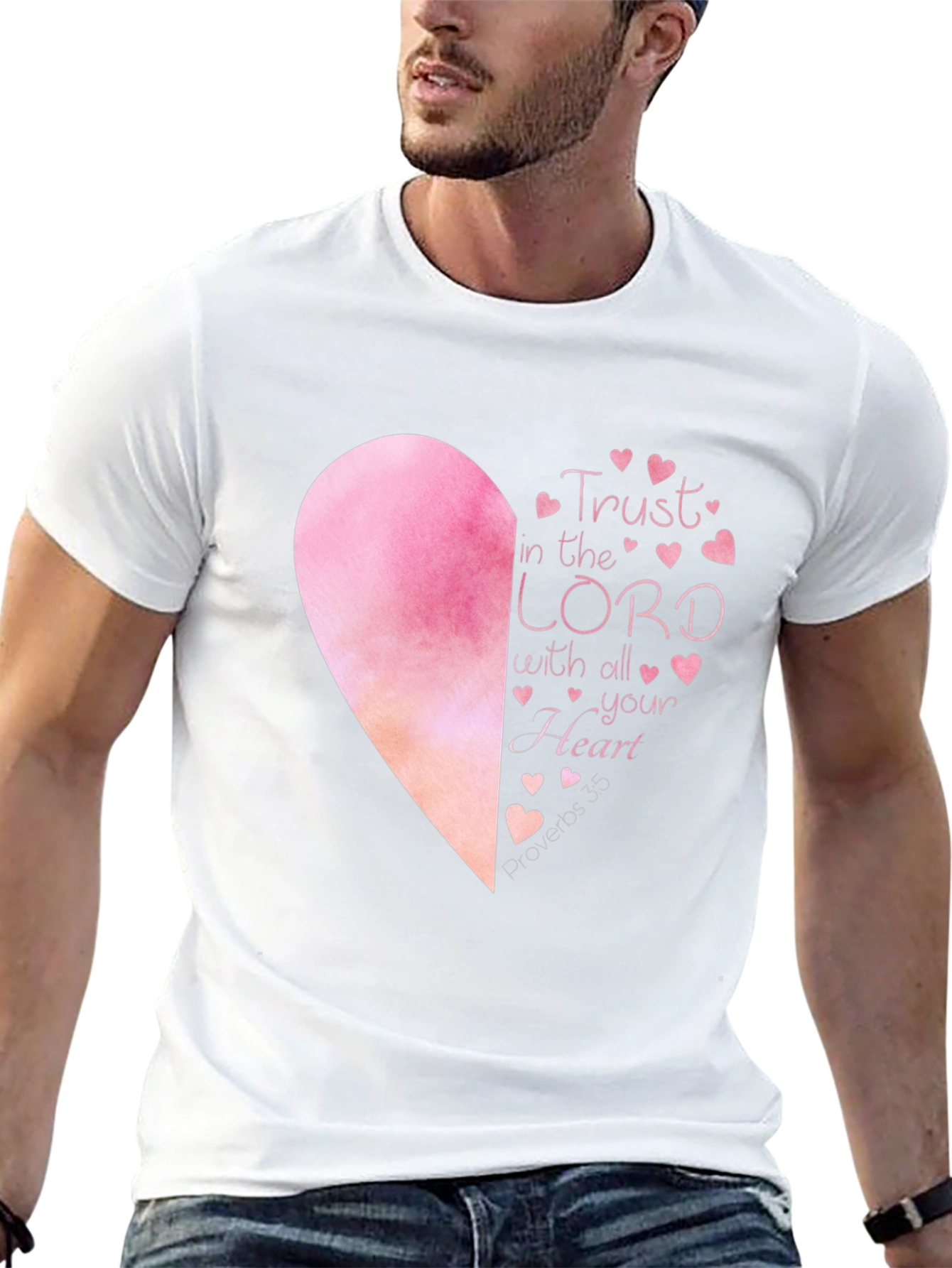Trust in the Lord T-Shirt - Heart Graphic