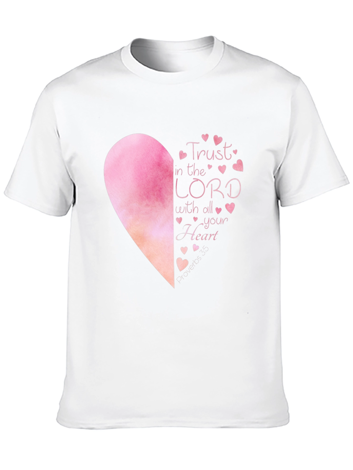 Trust in the Lord T-Shirt - Heart Graphic