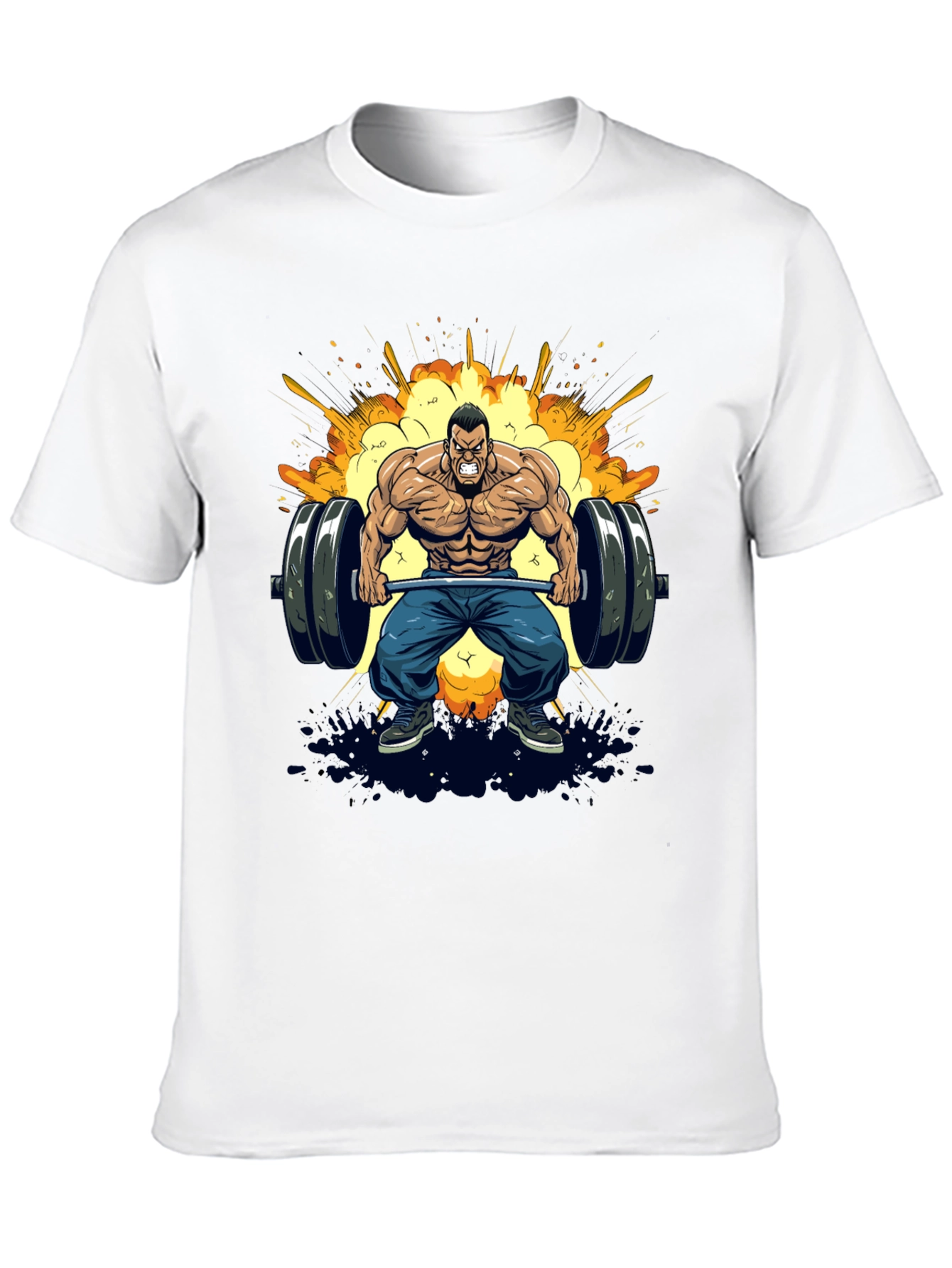 Muscle Man Barbell Graphic Tee