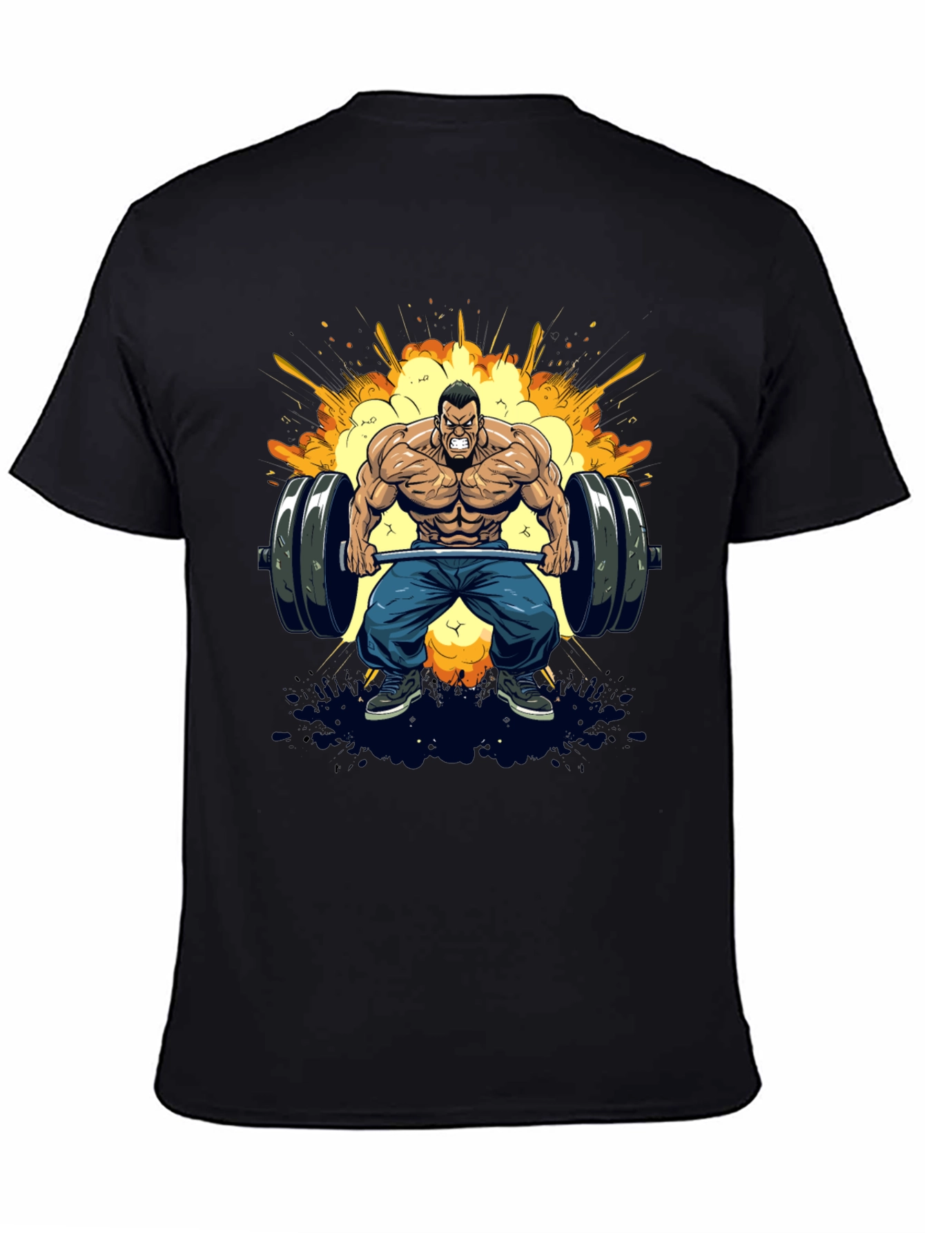 Muscle Man Barbell Graphic Tee