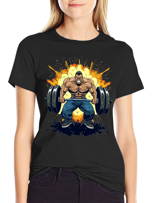 Muscle Man Barbell Graphic Tee
