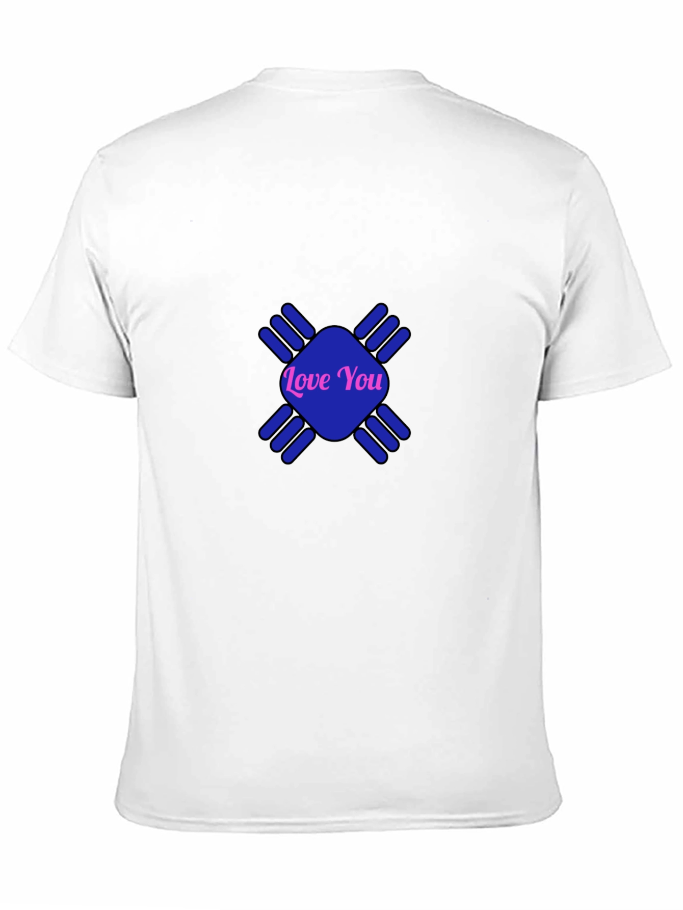 Love You Graphic Tee - Stylish Black Cotton T-Shirt