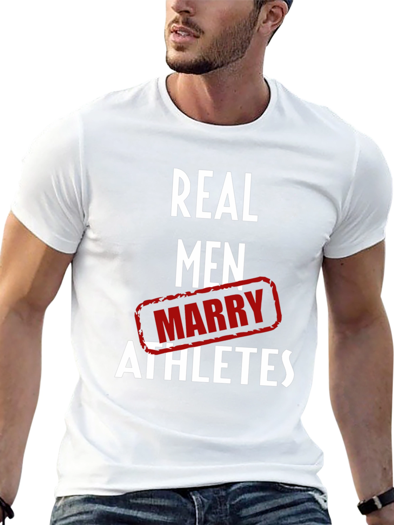 Real Men Marry Athletes Graphic T-Shirt