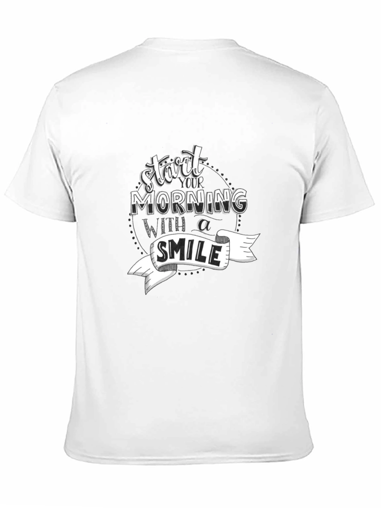 Start Morning with a Smile Graphic T-Shirt