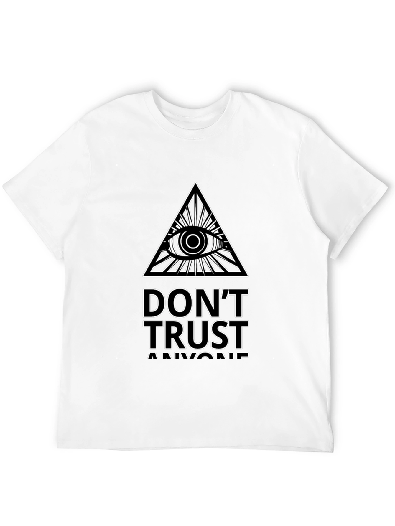 Mens Dont Trust Anyone Graphic Tee