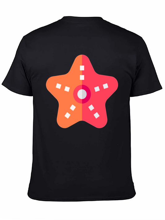 Starfish Graphic Black T-Shirt - Coastal Casual