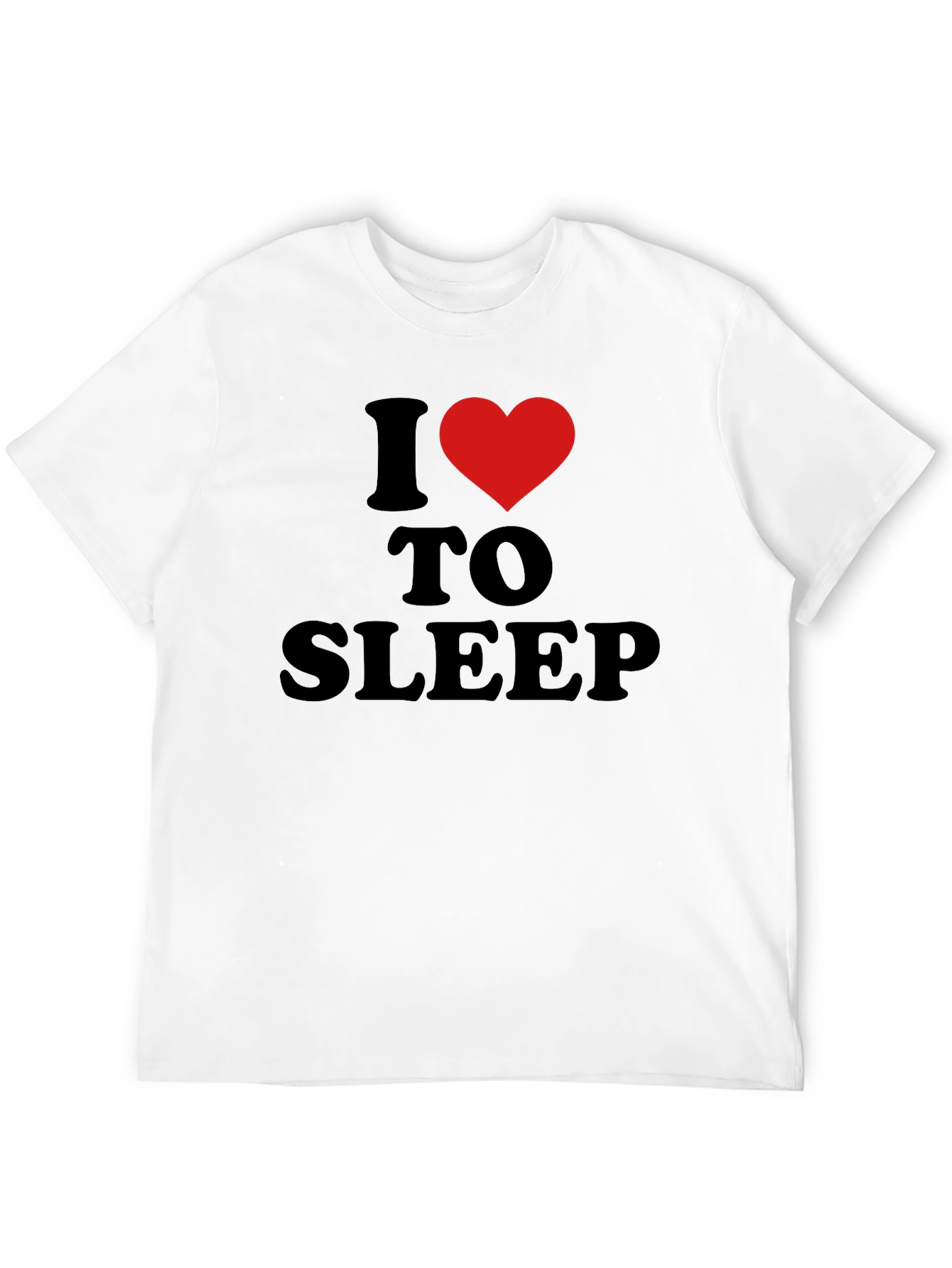 I Heart to Sleep Black T-Shirt