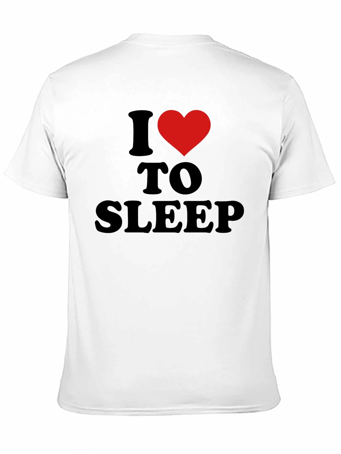 I Heart to Sleep Black T-Shirt