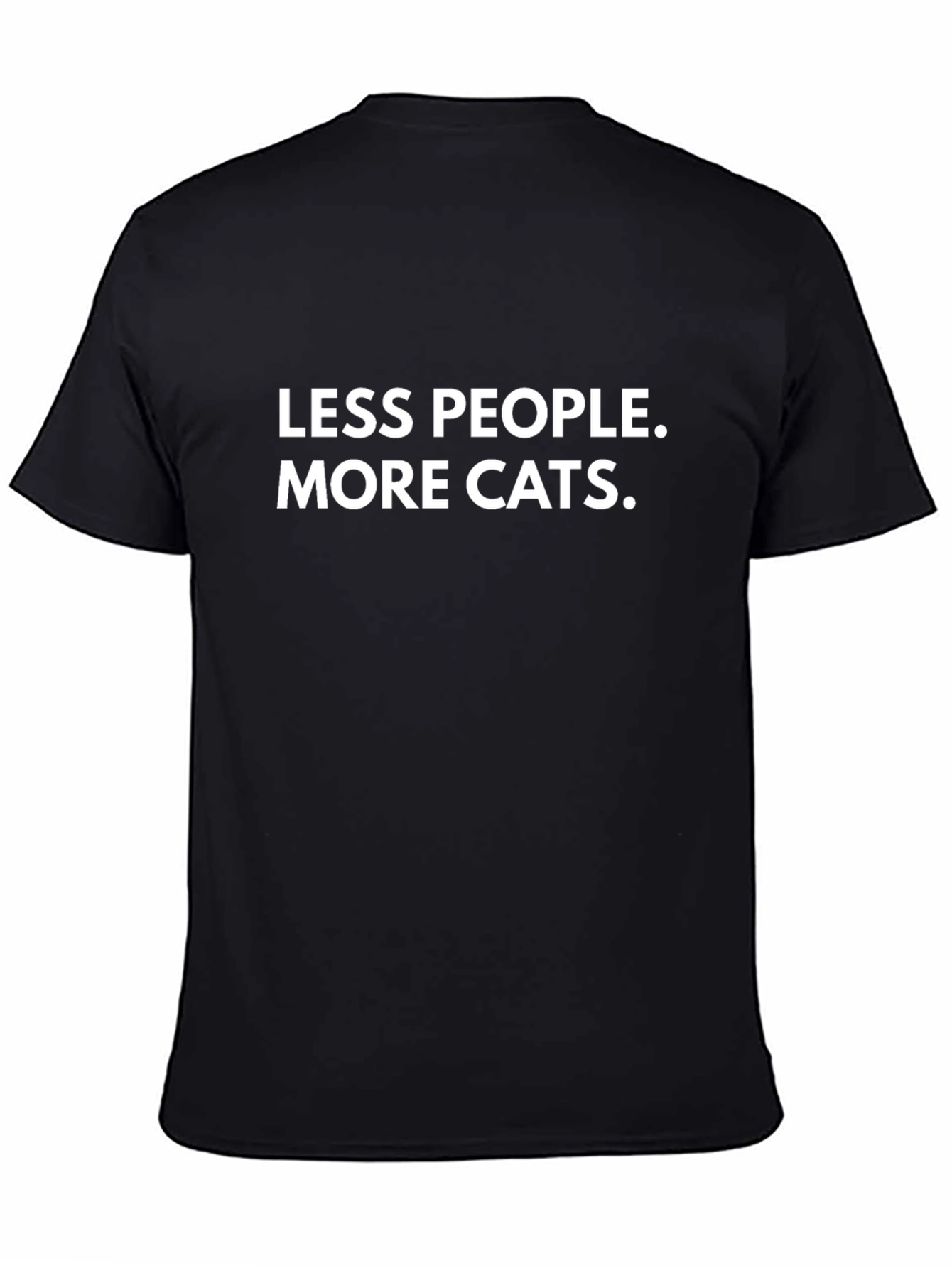 Less People More Cats Graphic Tee