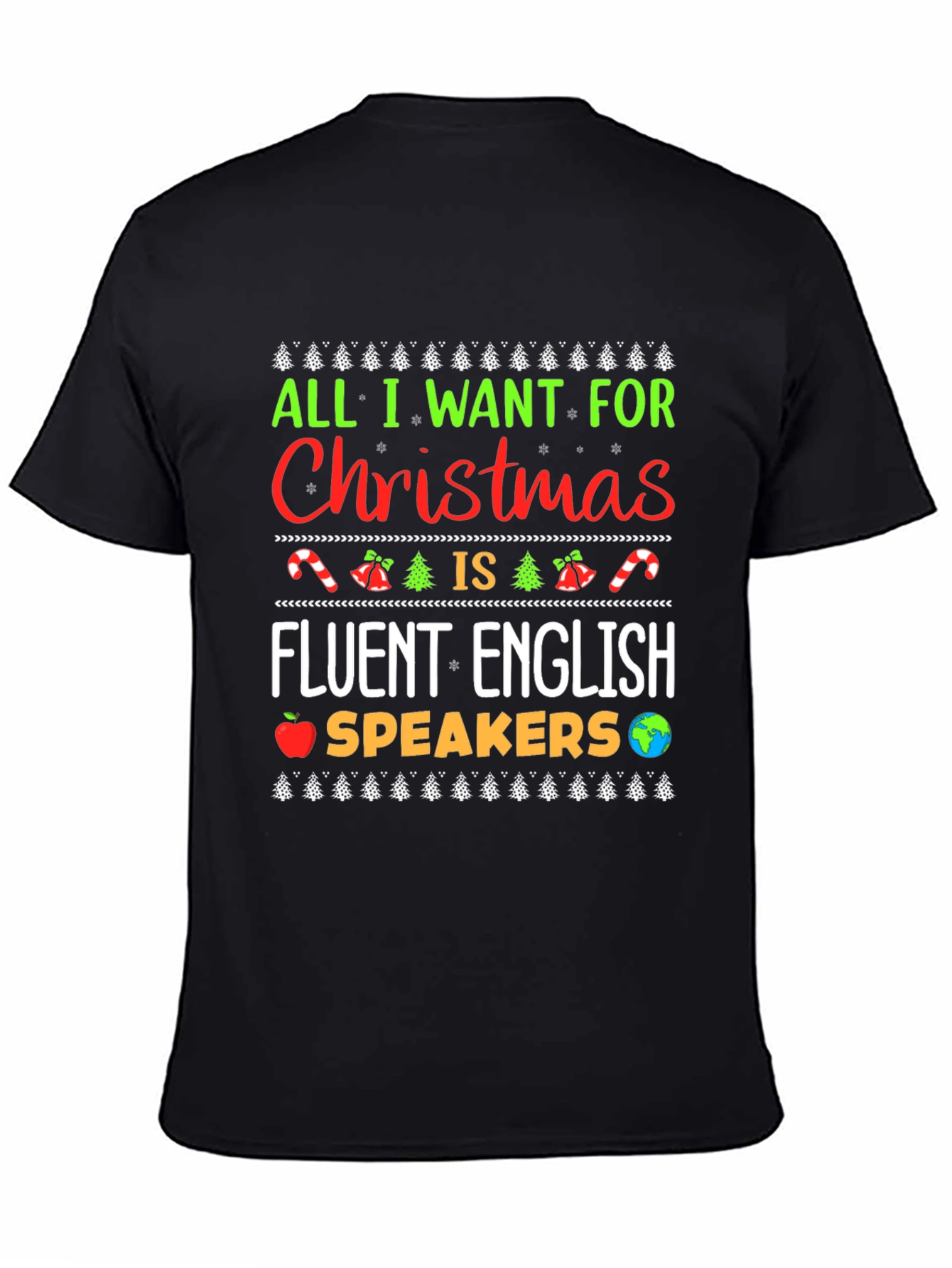 Funny Christmas Fluent English Speakers T-Shirt