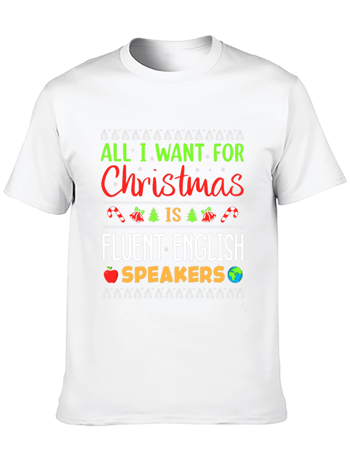 Funny Christmas Fluent English Speakers T-Shirt