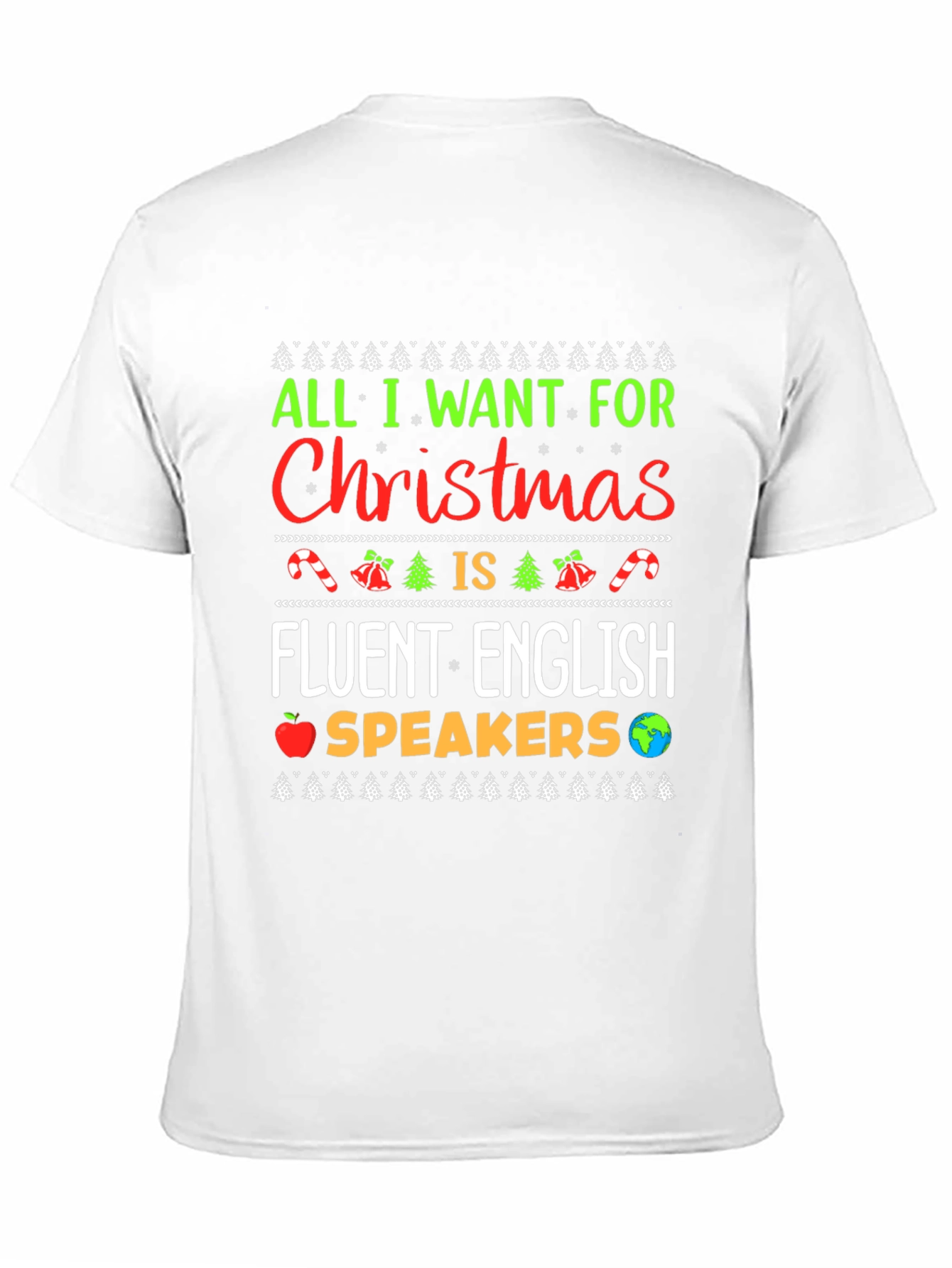 Funny Christmas Fluent English Speakers T-Shirt