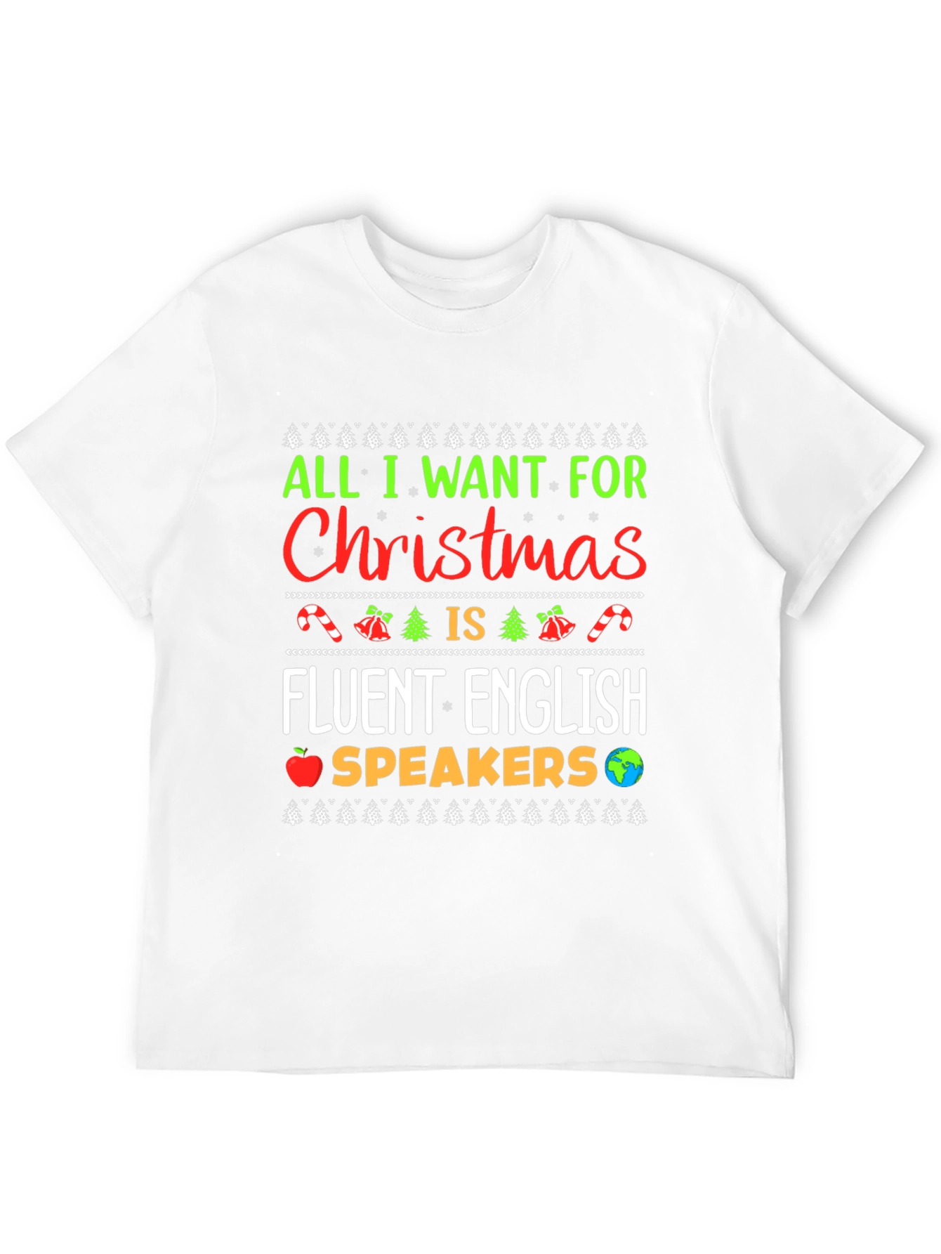 Funny Christmas Fluent English Speakers T-Shirt