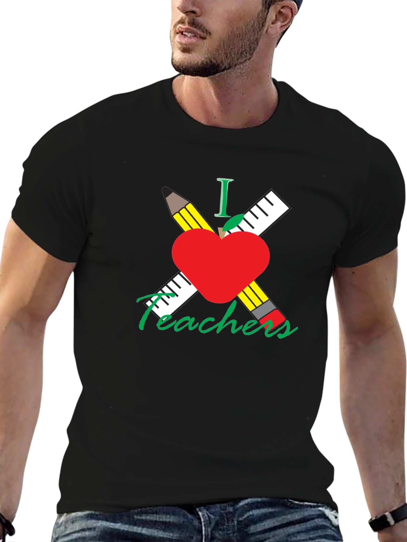 I Love Teachers Graphic Tee