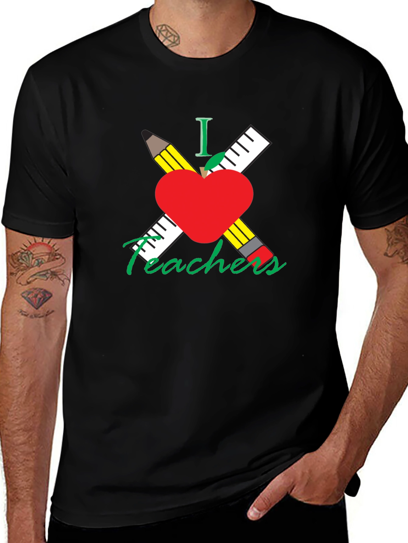 I Love Teachers Graphic Tee