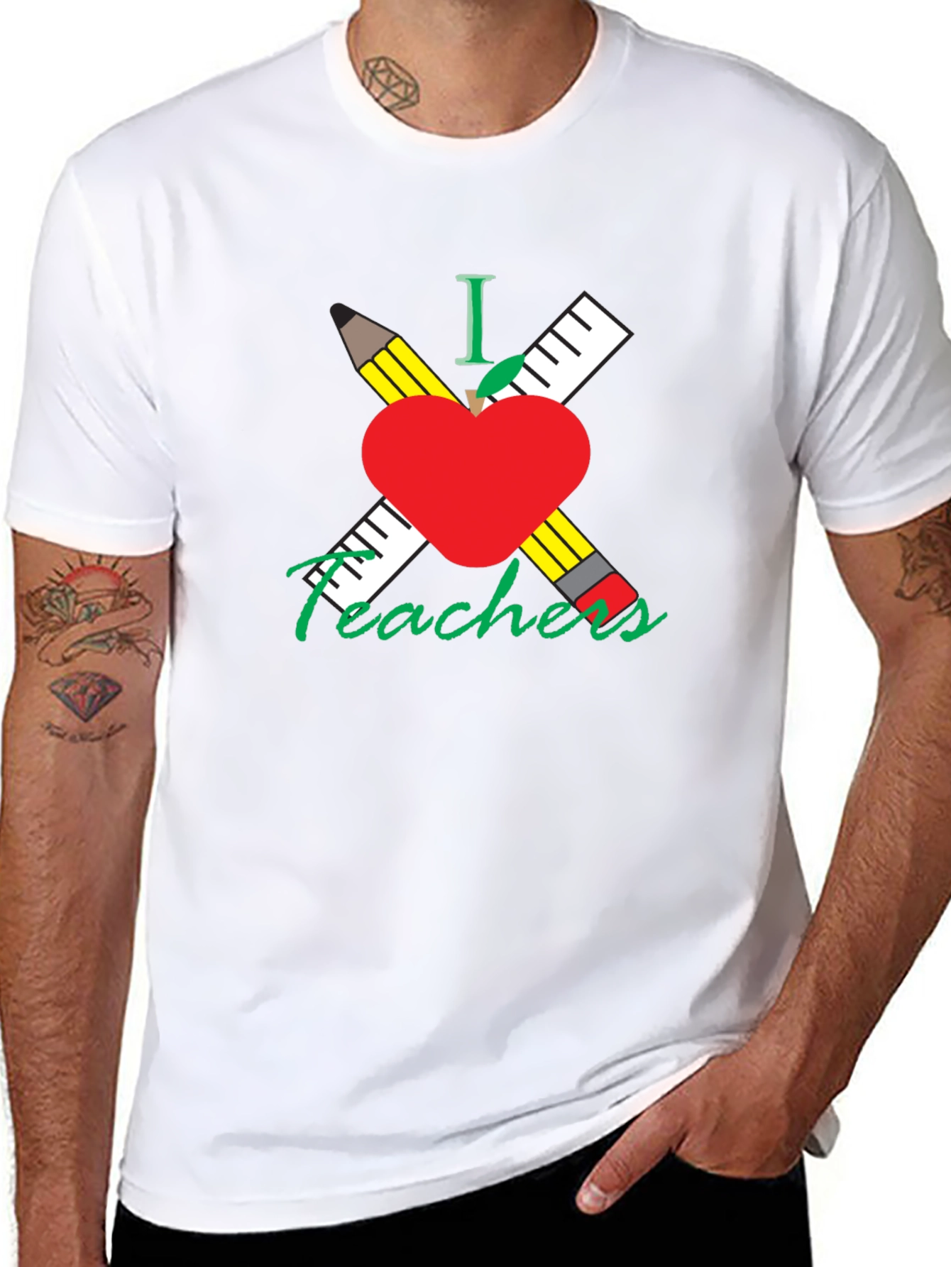 I Love Teachers Graphic Tee