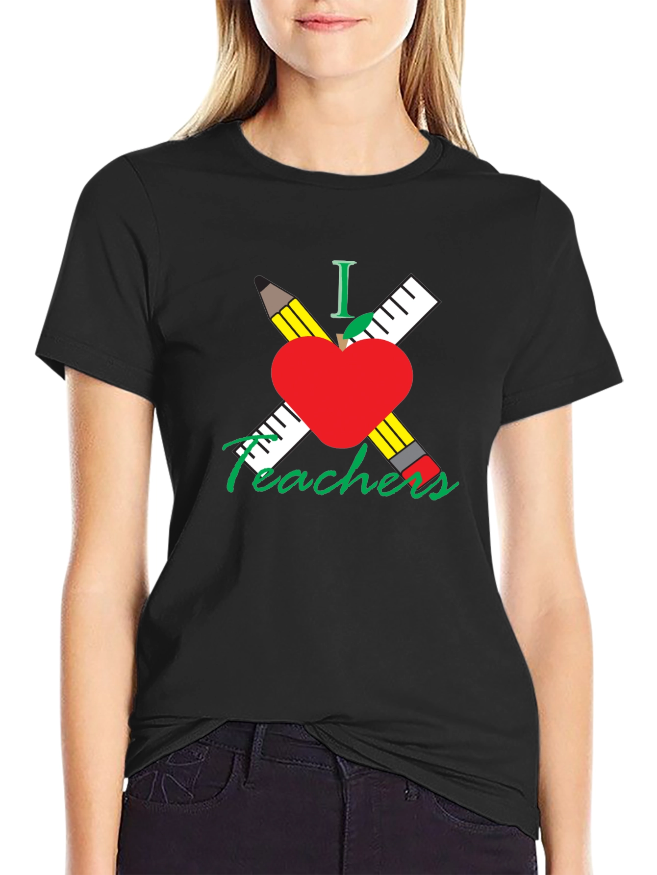 I Love Teachers Graphic Tee