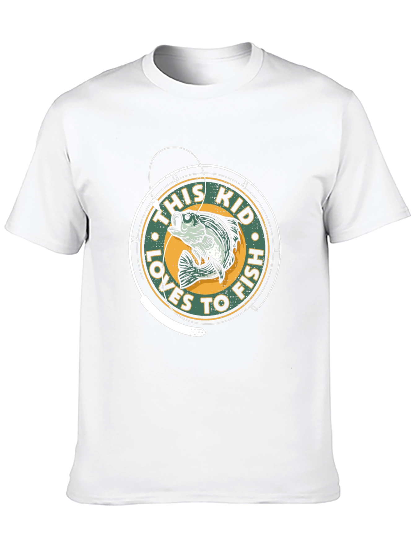 This Kid Loves to Fish Graphic T-Shirt