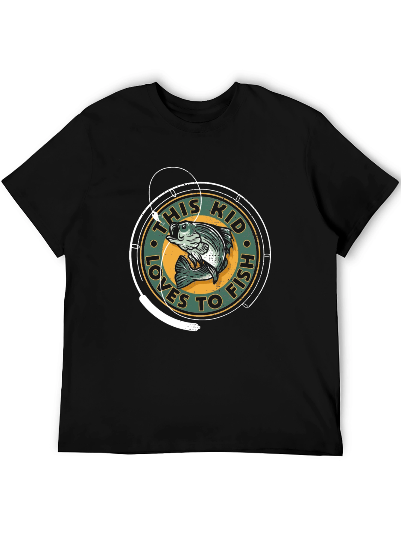 This Kid Loves to Fish Graphic T-Shirt