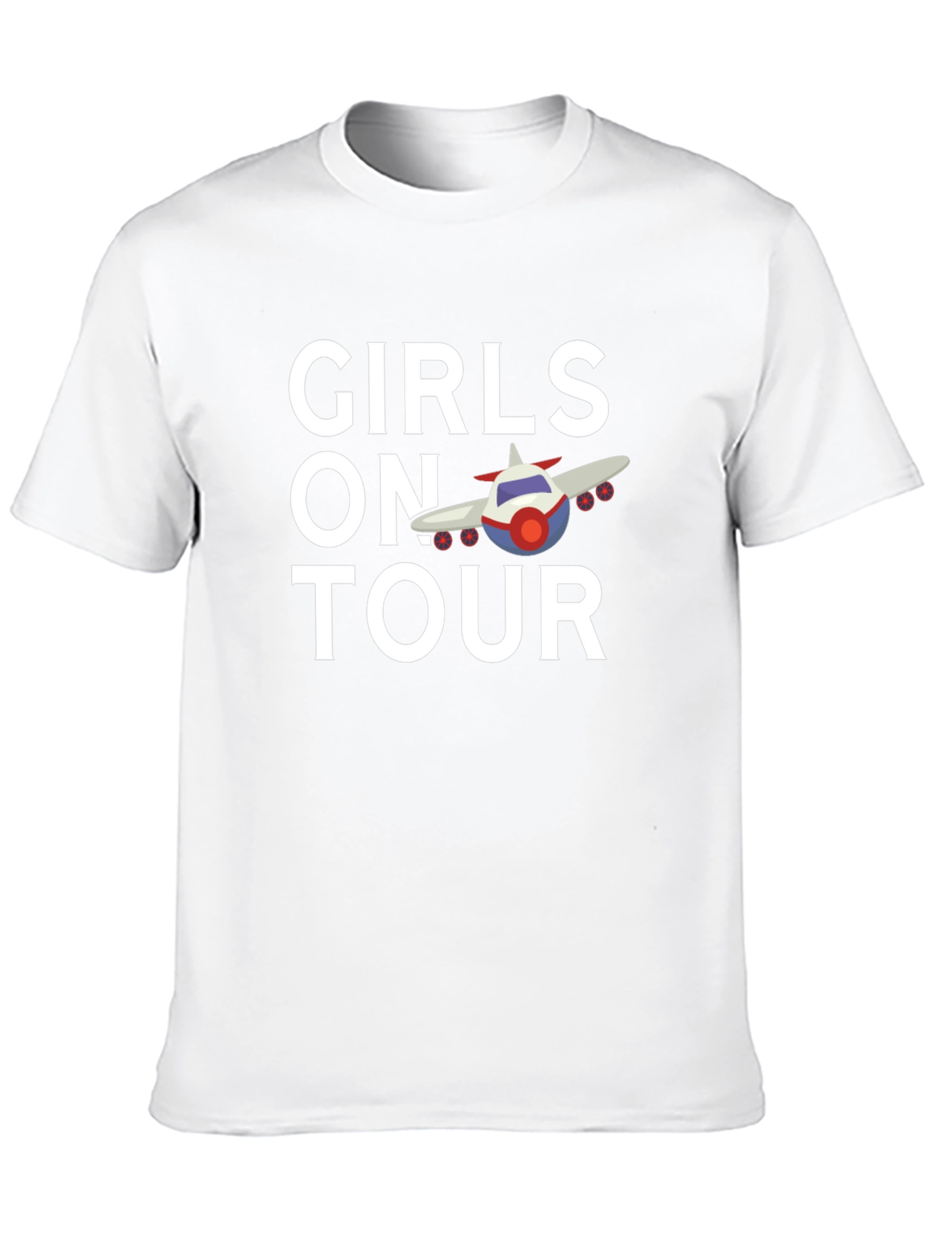 Girls on Tour T-Shirt | Airplane Design