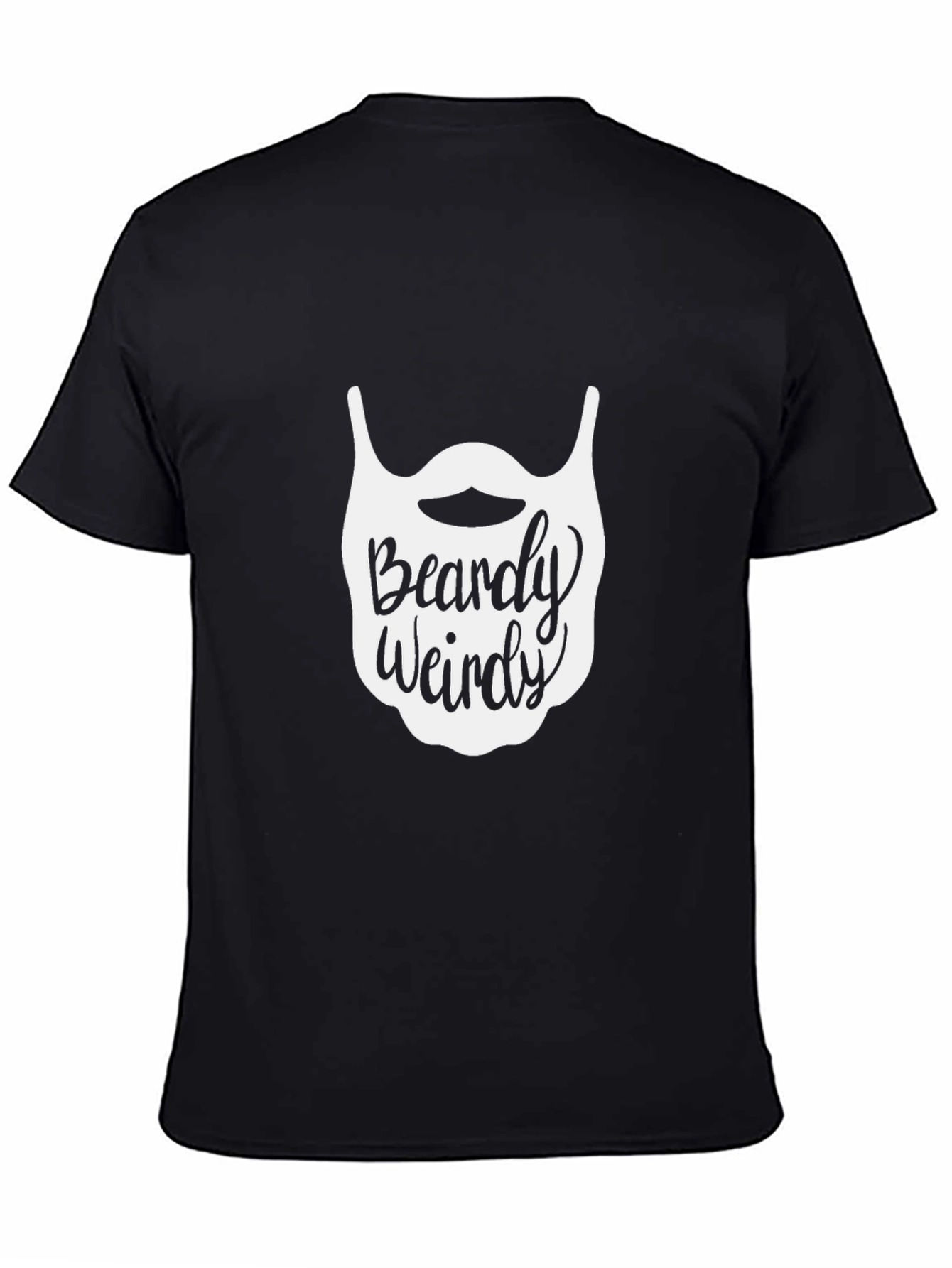 Beardy Weirdy Graphic Tee - Black