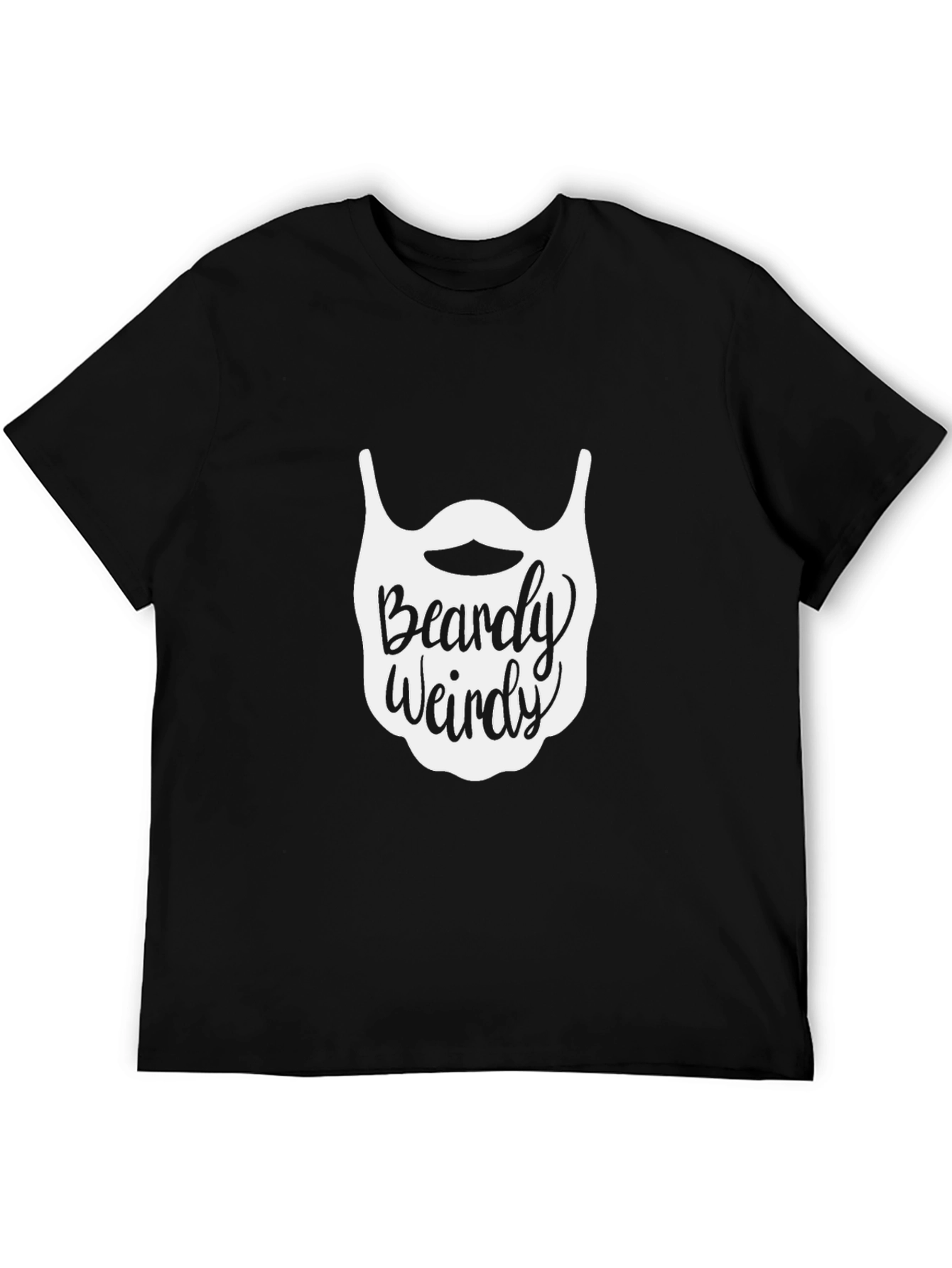 Beardy Weirdy Graphic Tee - Black