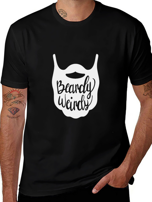 Beardy Weirdy Graphic Tee - Black