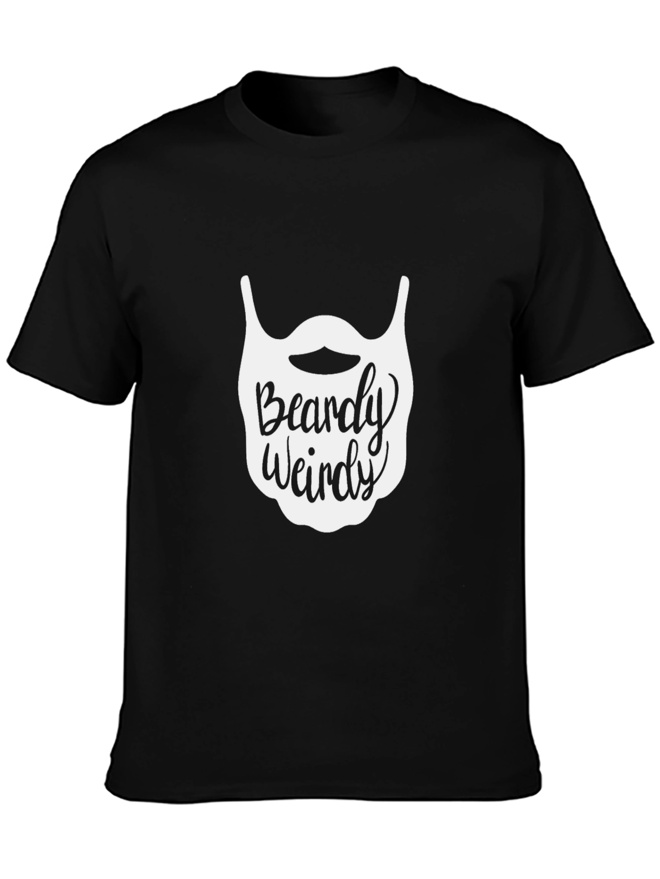 Beardy Weirdy Graphic Tee - Black