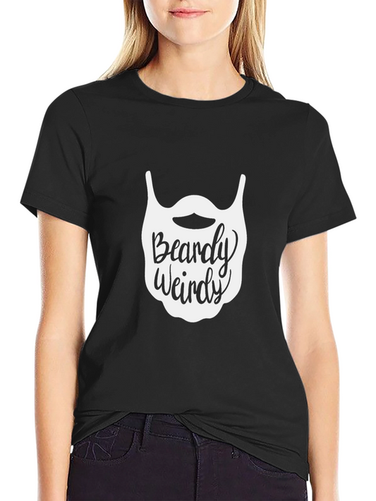 Beardy Weirdy Graphic Tee - Black