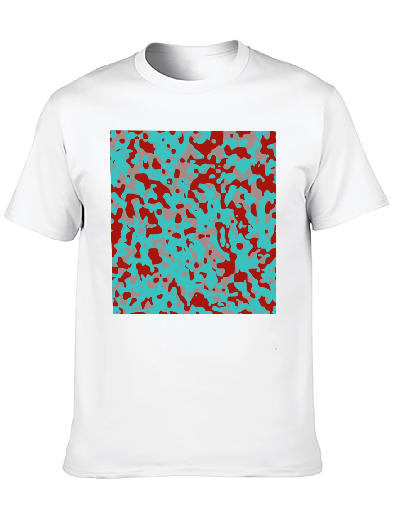 Urban Camo Print Black T-Shirt
